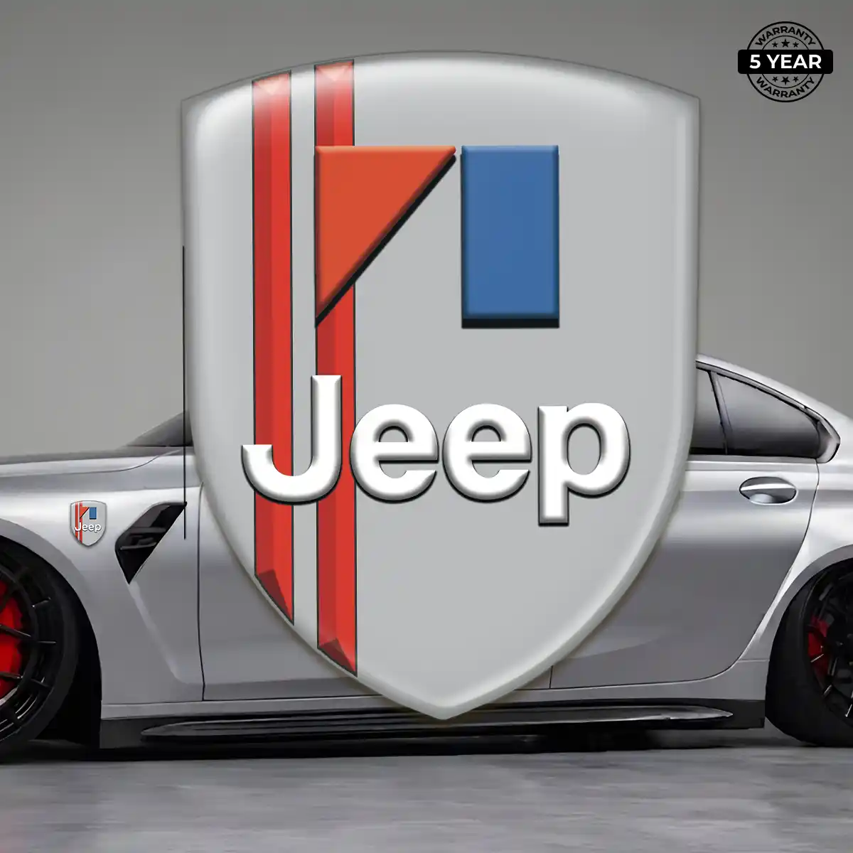 Jeep Domed Logo Sticker Signature Grade