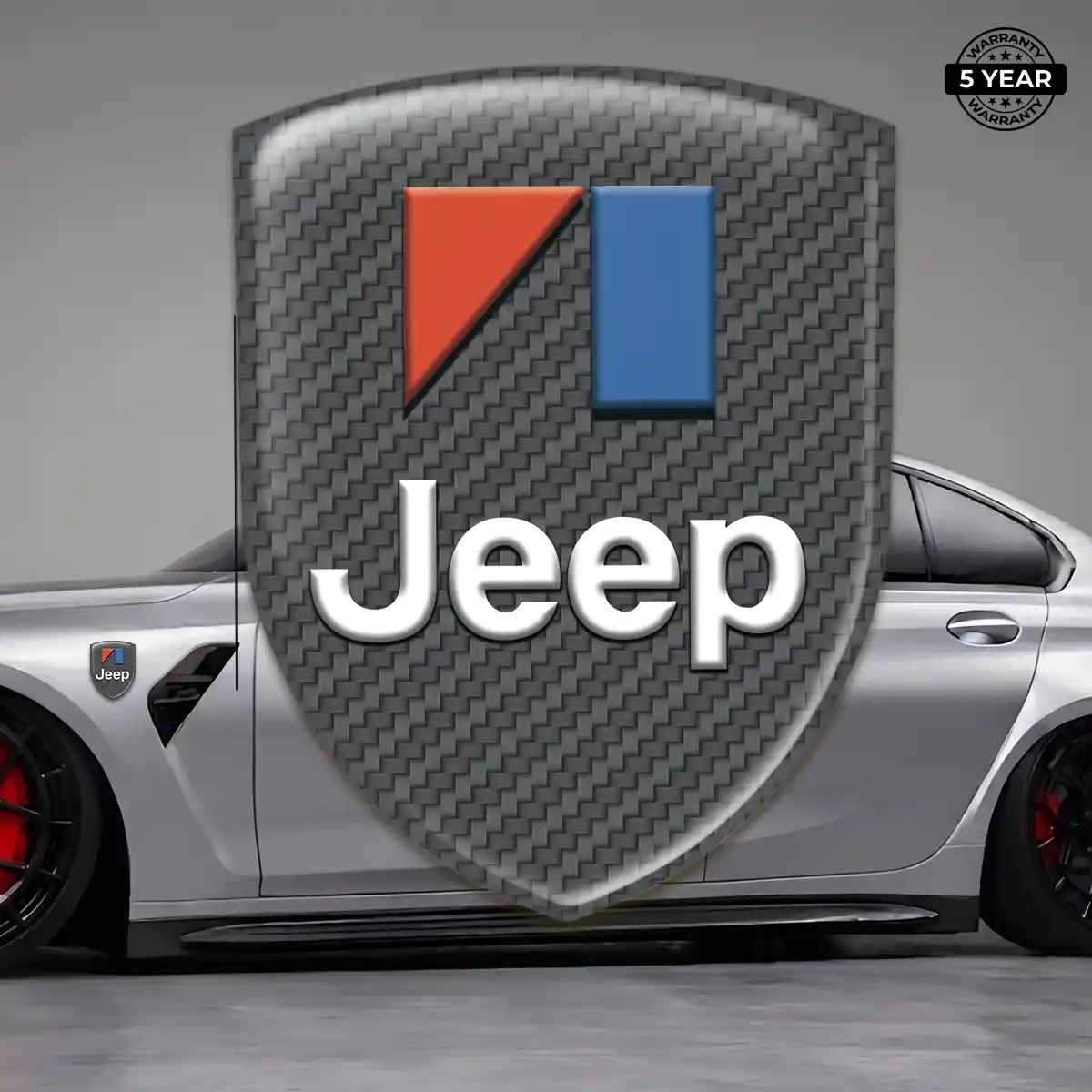 Jeep Domed Logo Sticker Superior Craft