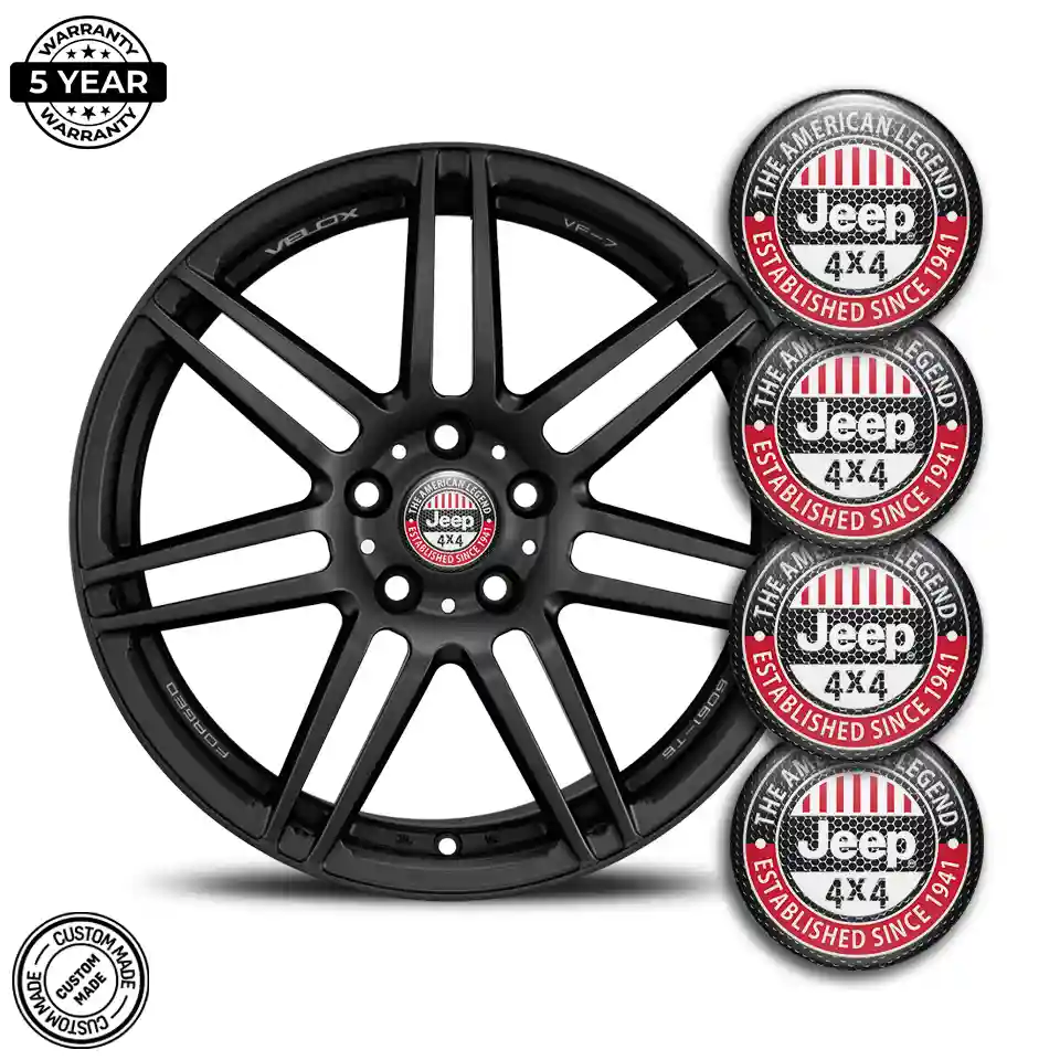 Jeep Domed Sticker Premium Quality