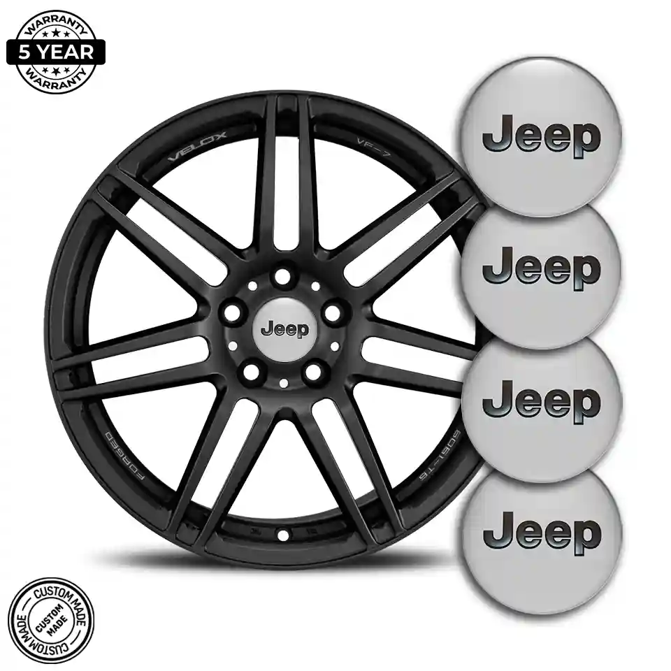 Jeep Domed Sticker Self-Adhesive Premium Quality