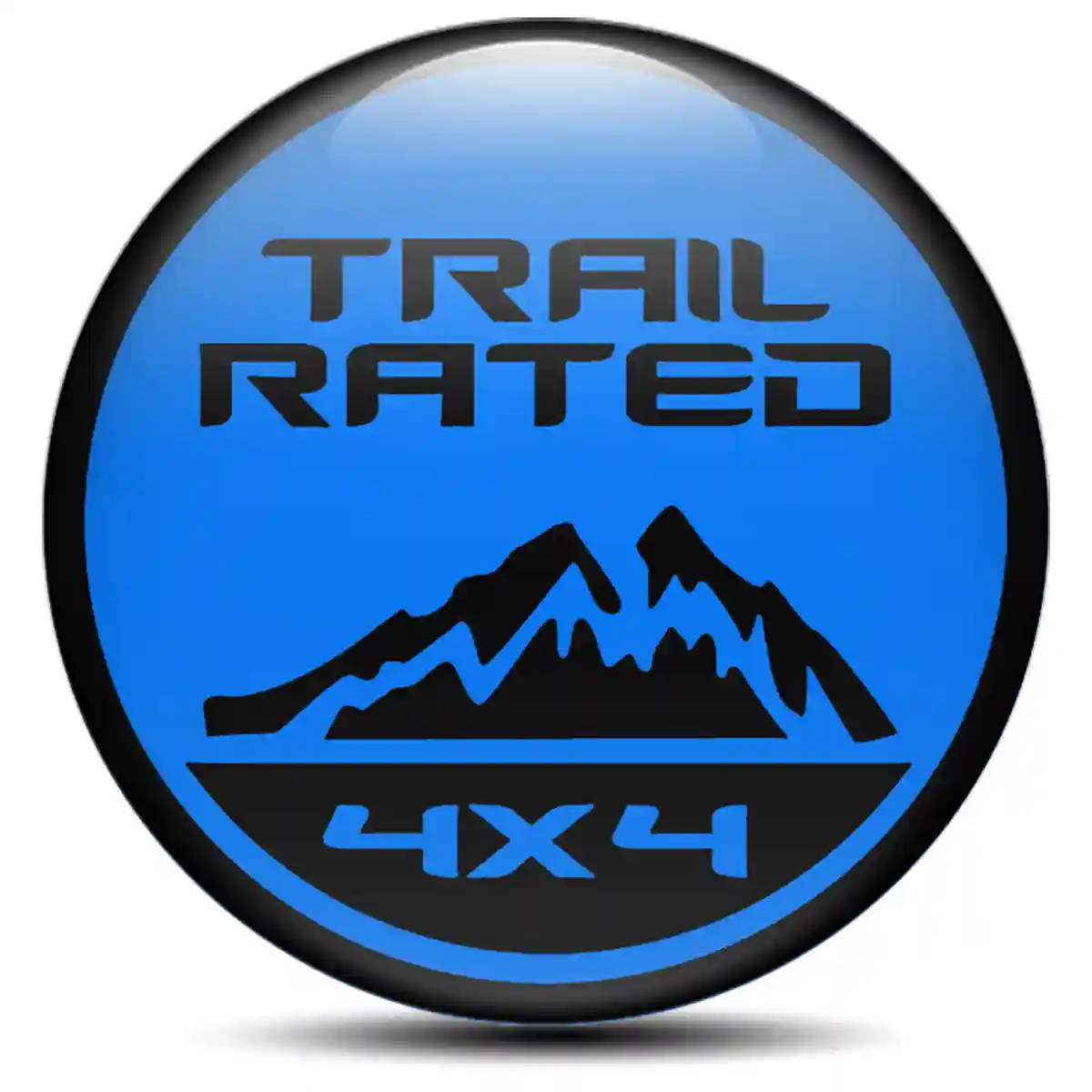 Jeep Domed Sticker Stylish Design