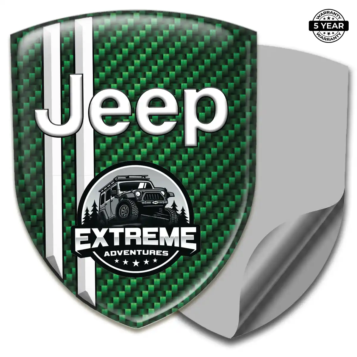 Jeep Emblem Badge Cabin Style