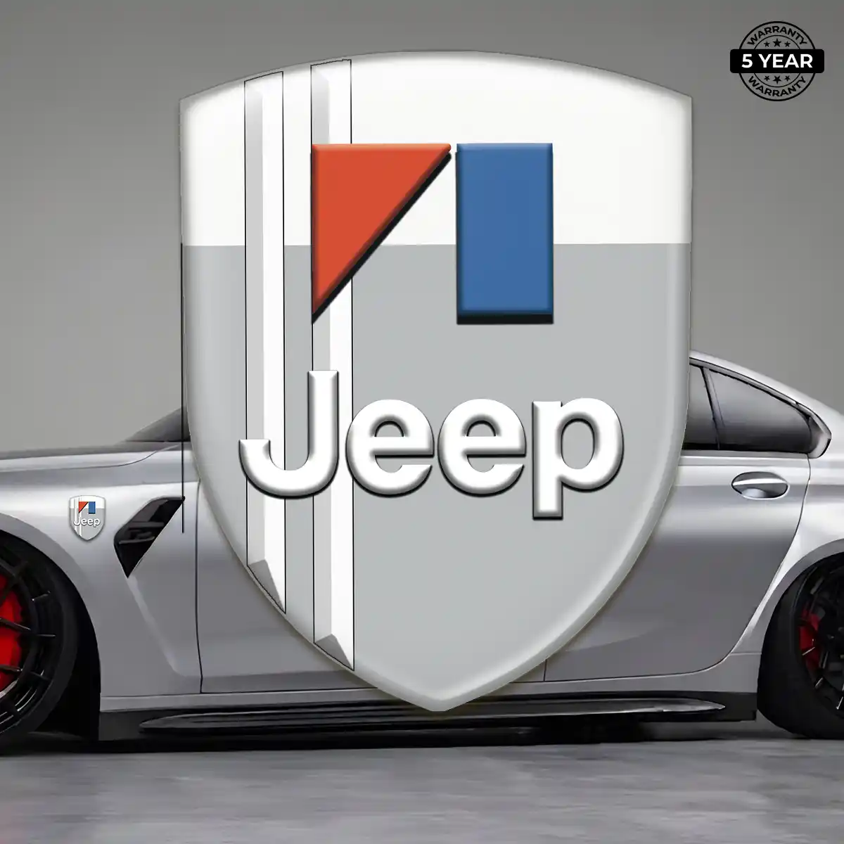 Jeep Emblem Badge Elite Finish