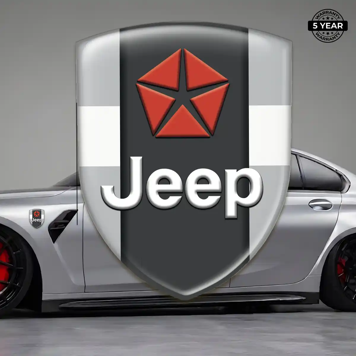 Jeep Emblem Badge Exterior Luxe