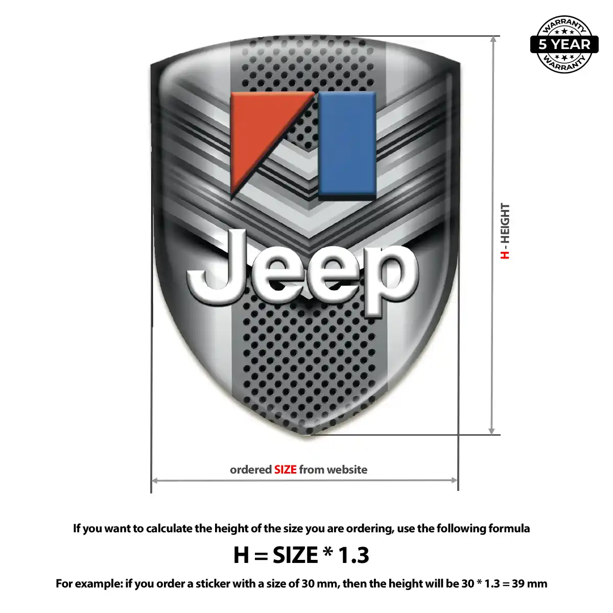 Jeep Emblem Badge Interior Elegance