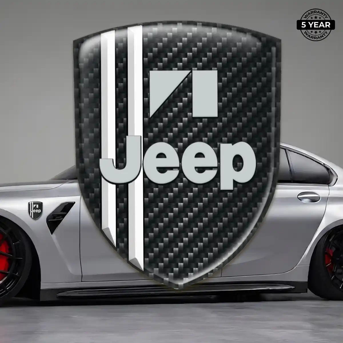 Jeep Emblem Badge Interior Luxe