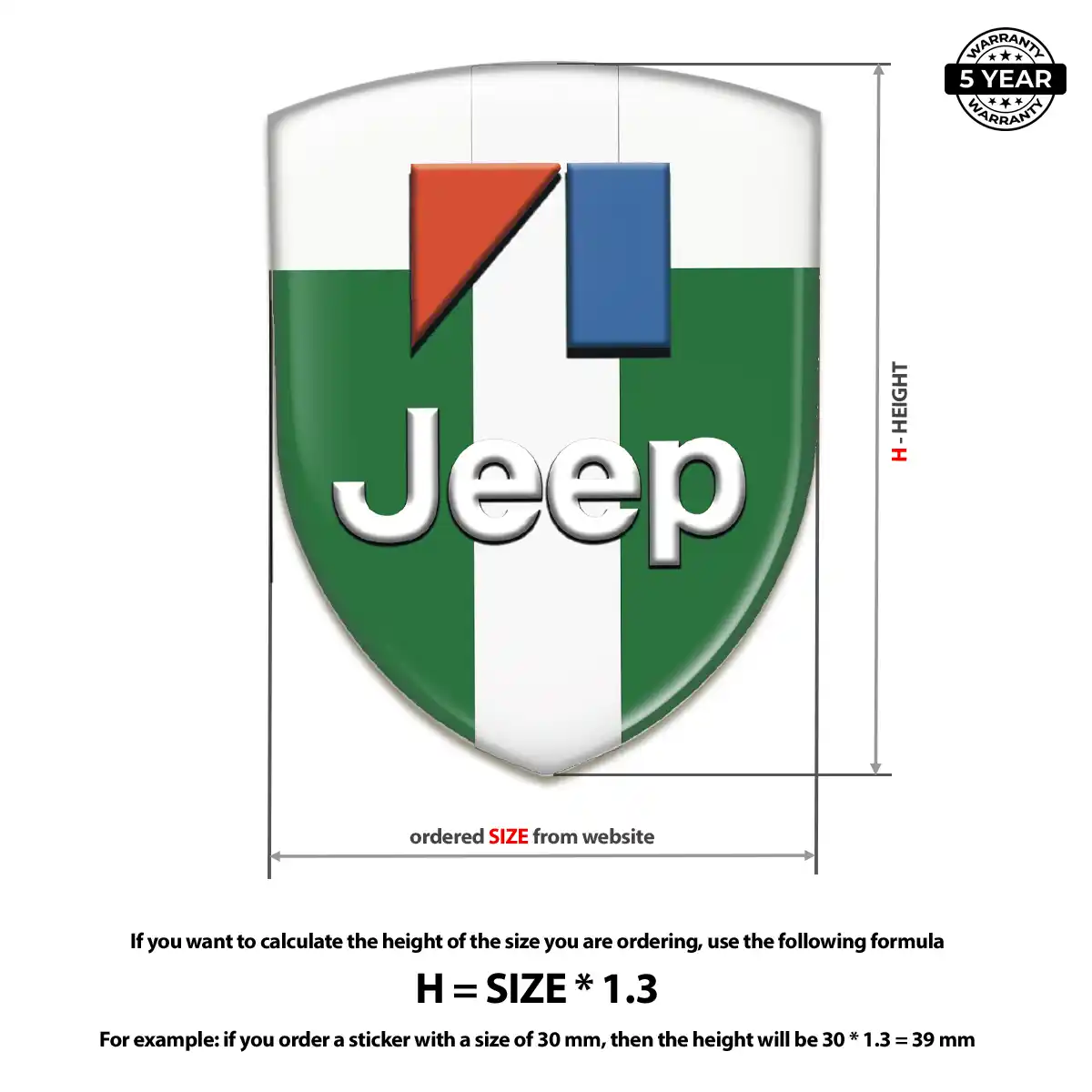 Jeep Emblem Badge Logo Deluxe Edition