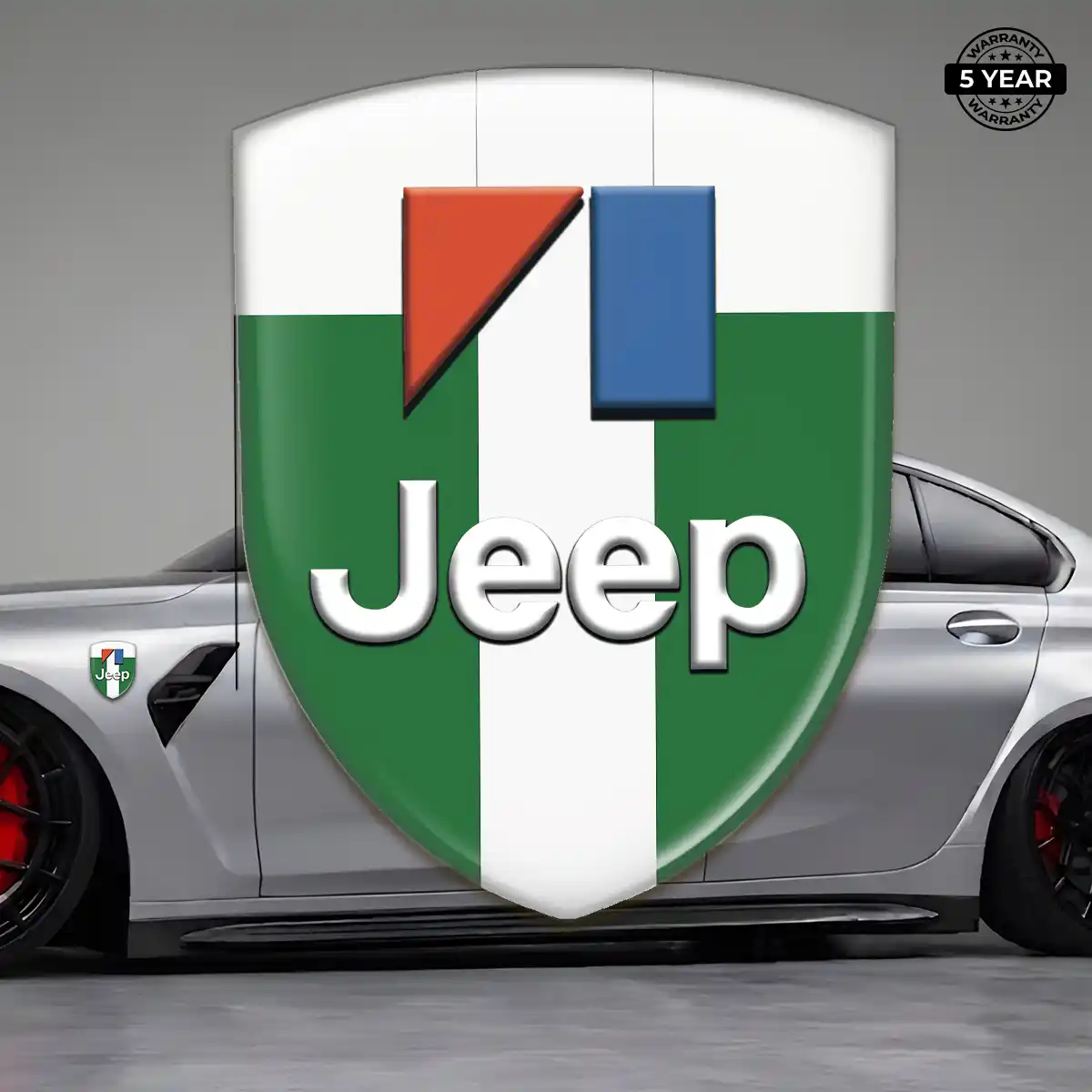 Jeep Emblem Badge Logo Deluxe Edition