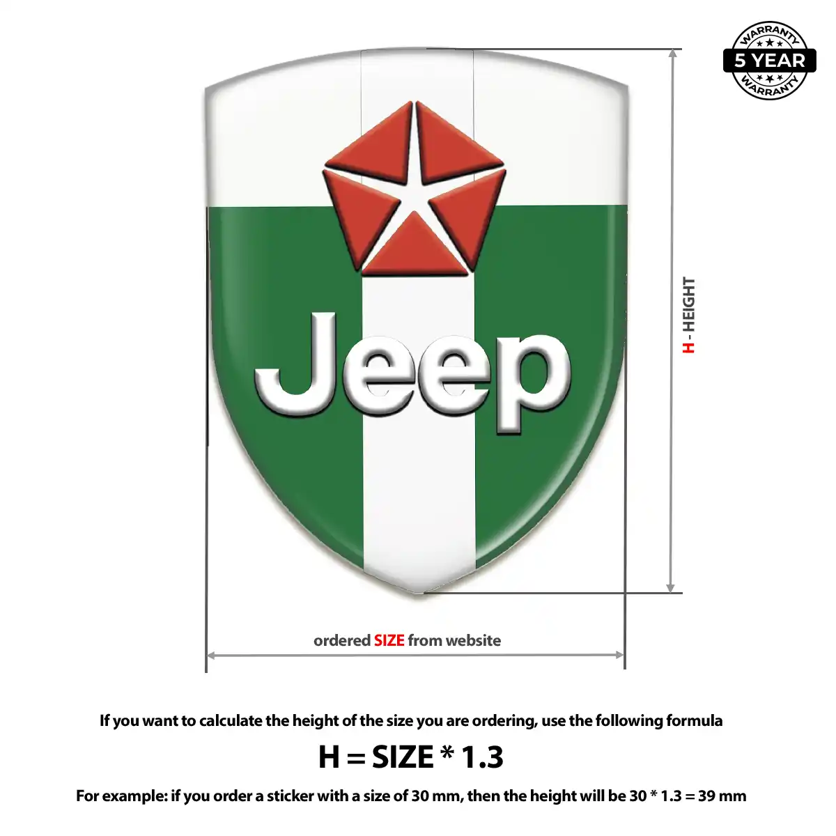 Jeep Emblem Badge Logo Elite Edition