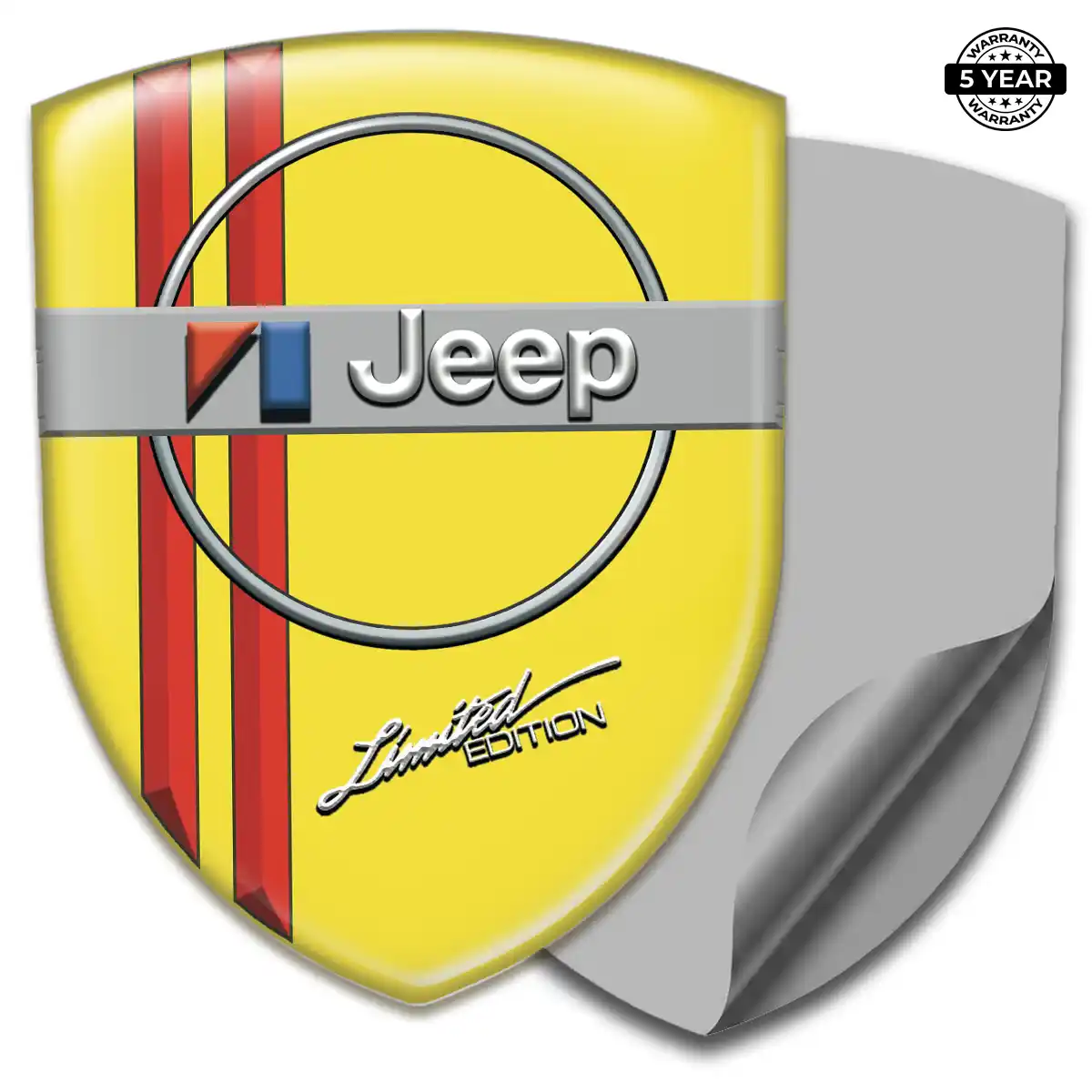 Jeep Emblem Badge Logo Elite Finish