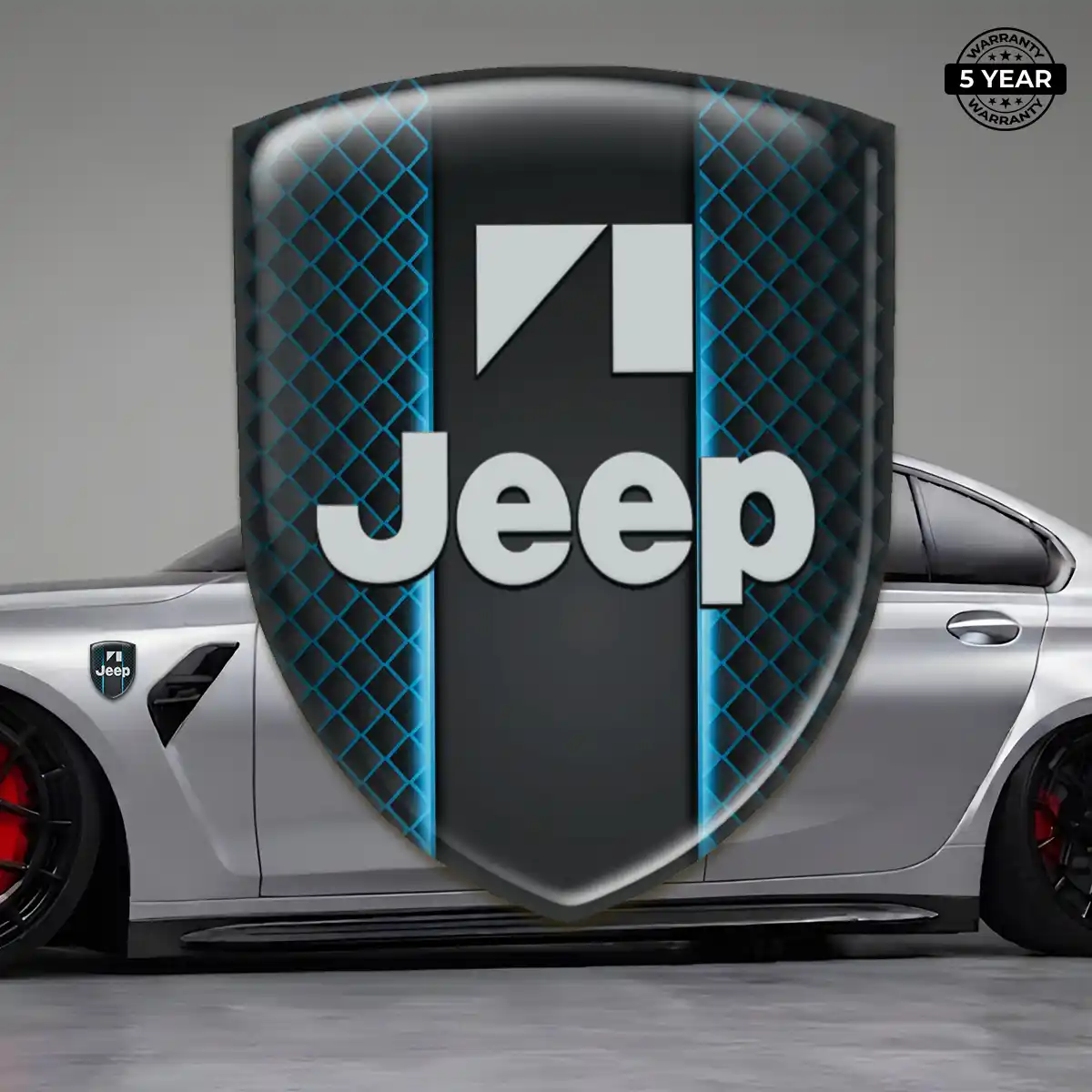 Jeep Emblem Badge Logo Interior Elegance