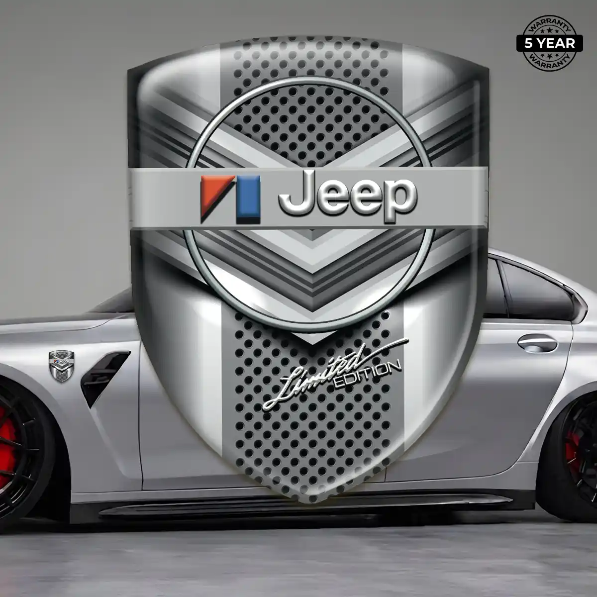 Jeep Emblem Badge Logo Interior Luxe