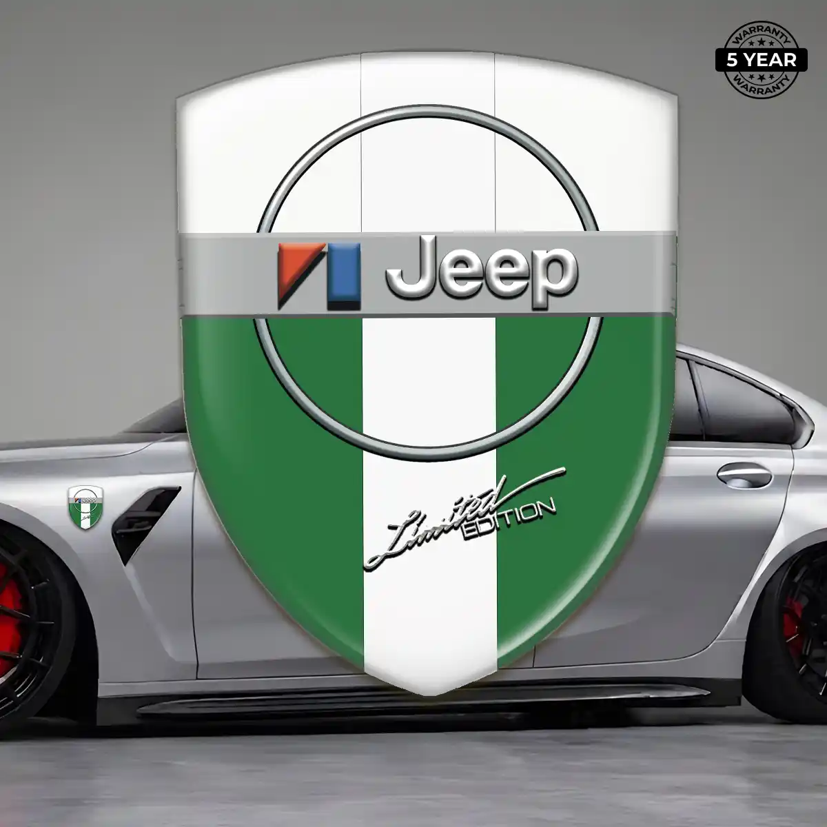 Jeep Emblem Badge Logo Outer Style