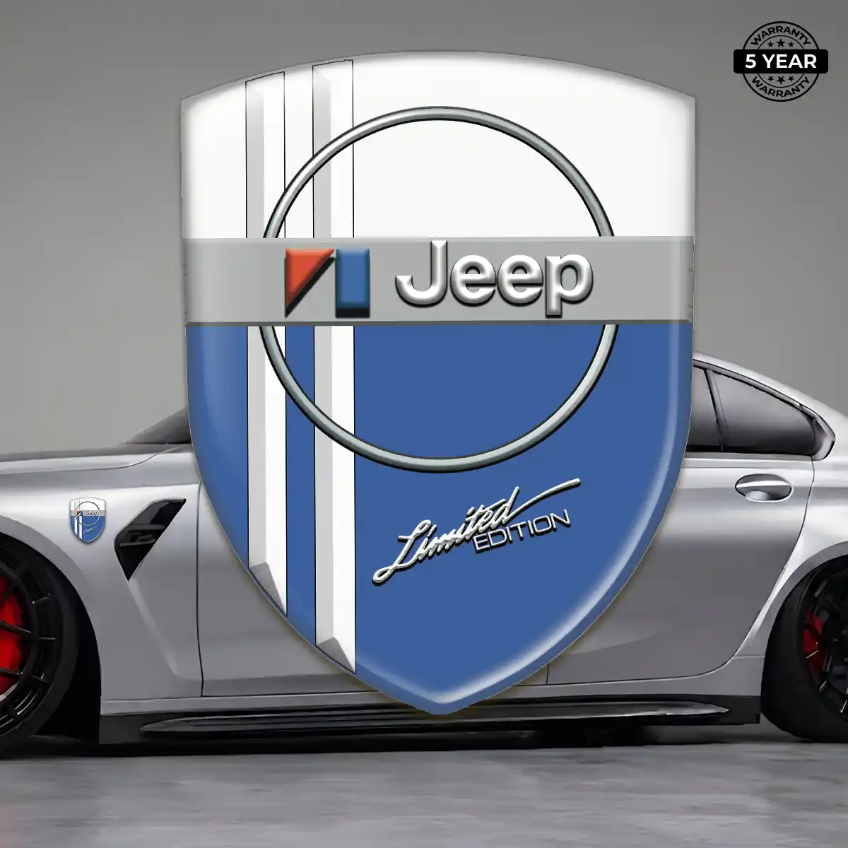 Jeep Emblem Badge Logo Refined Design