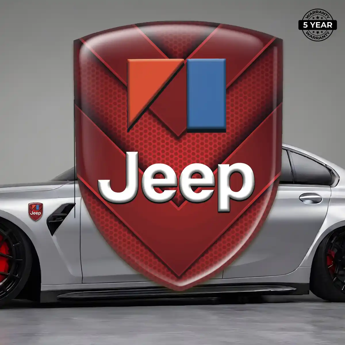 Jeep Emblem Badge Logo Signature Grade
