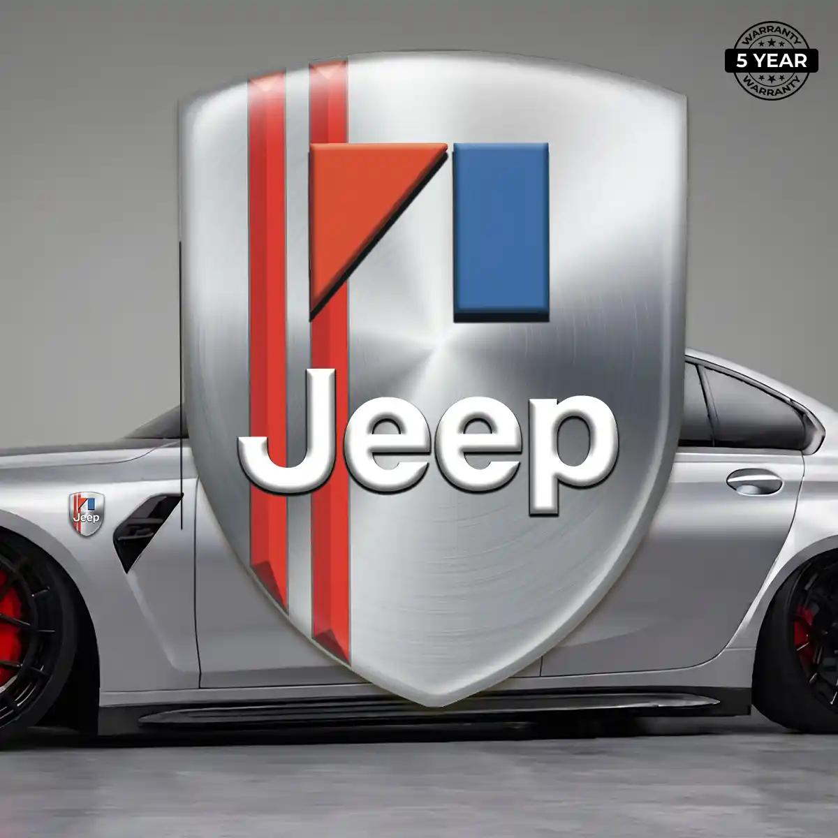 Jeep Emblem Badge Logo Sleek Style