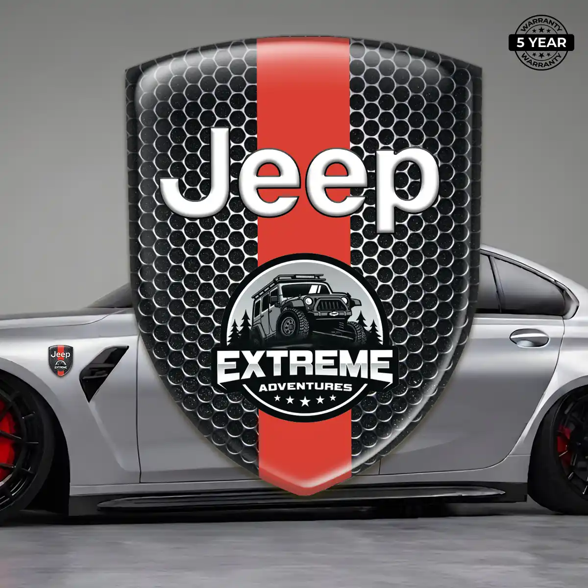 Jeep Emblem Badge Outer Style