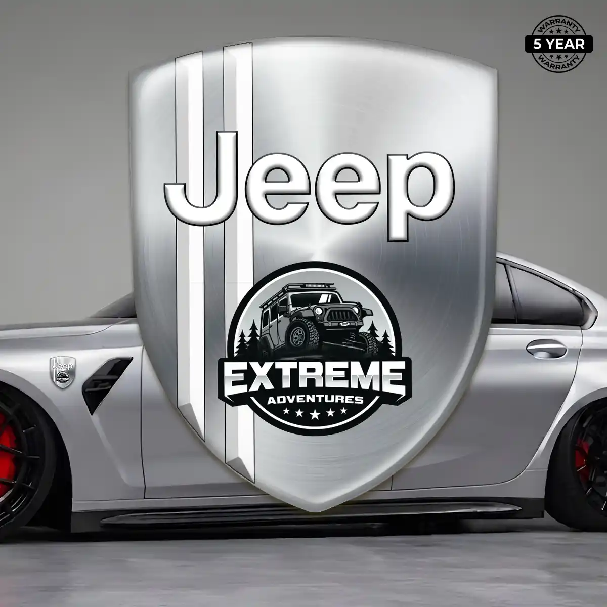 Jeep Emblem Badge Refined Design