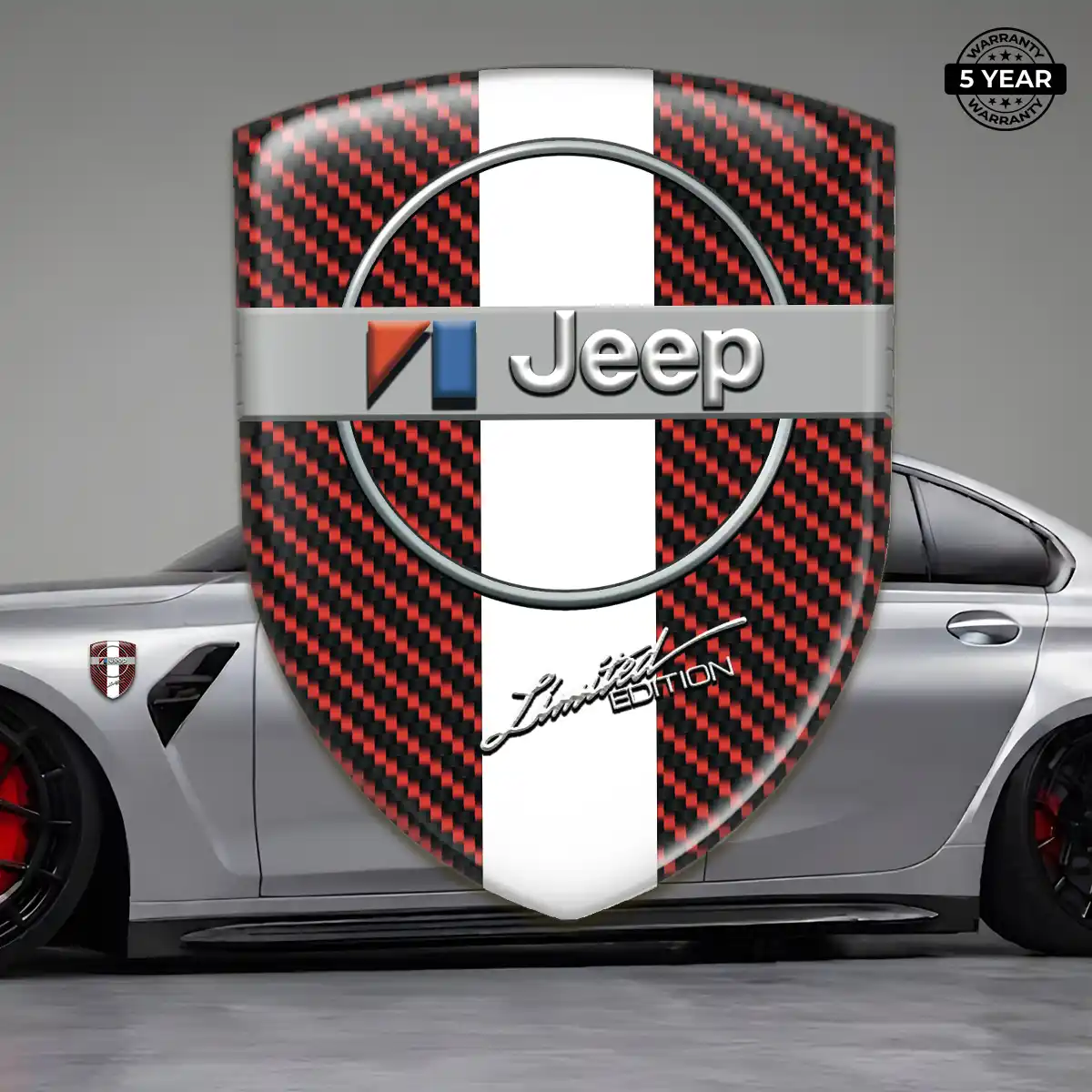 Jeep Emblem Badge Resin Elite