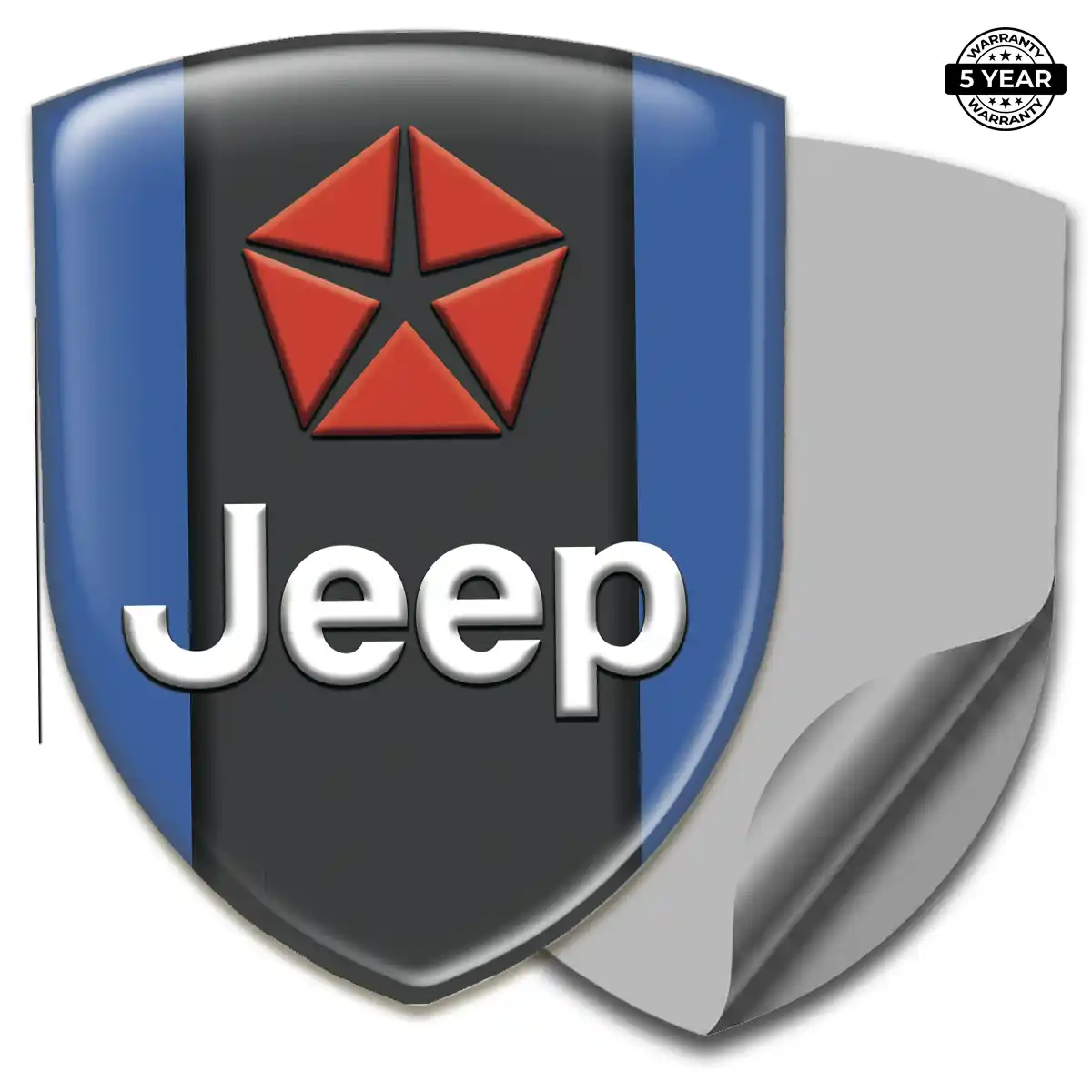 Jeep Emblem Badge Resin Luxe