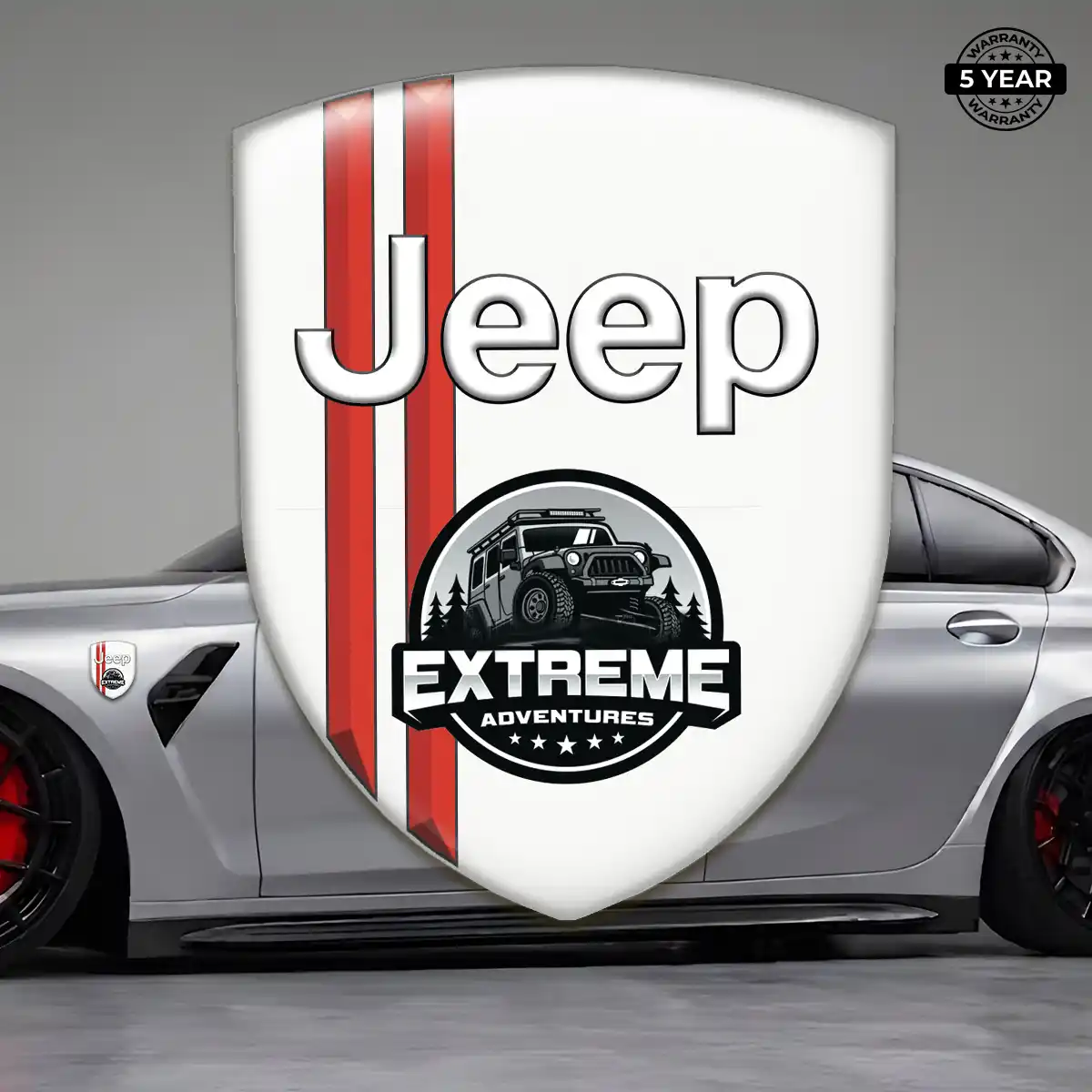 Jeep Emblem Badge Sleek Style