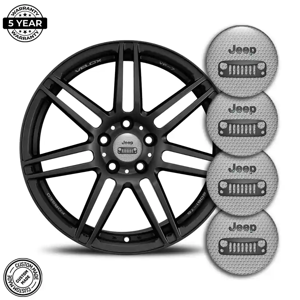 Jeep Emblem Center Hub Cap Self-Adhesive High Quality