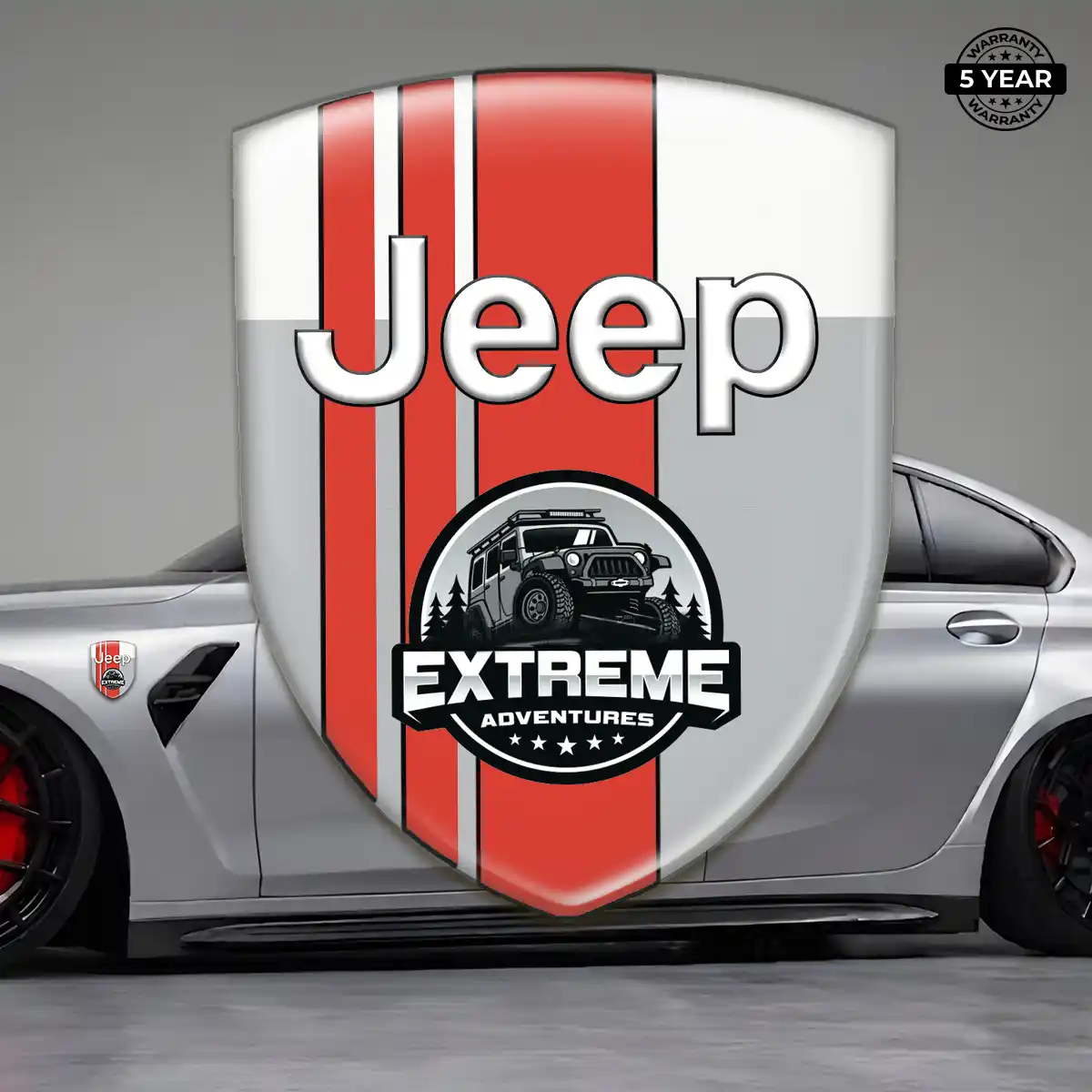 Jeep Emblem Crest Cabin Style