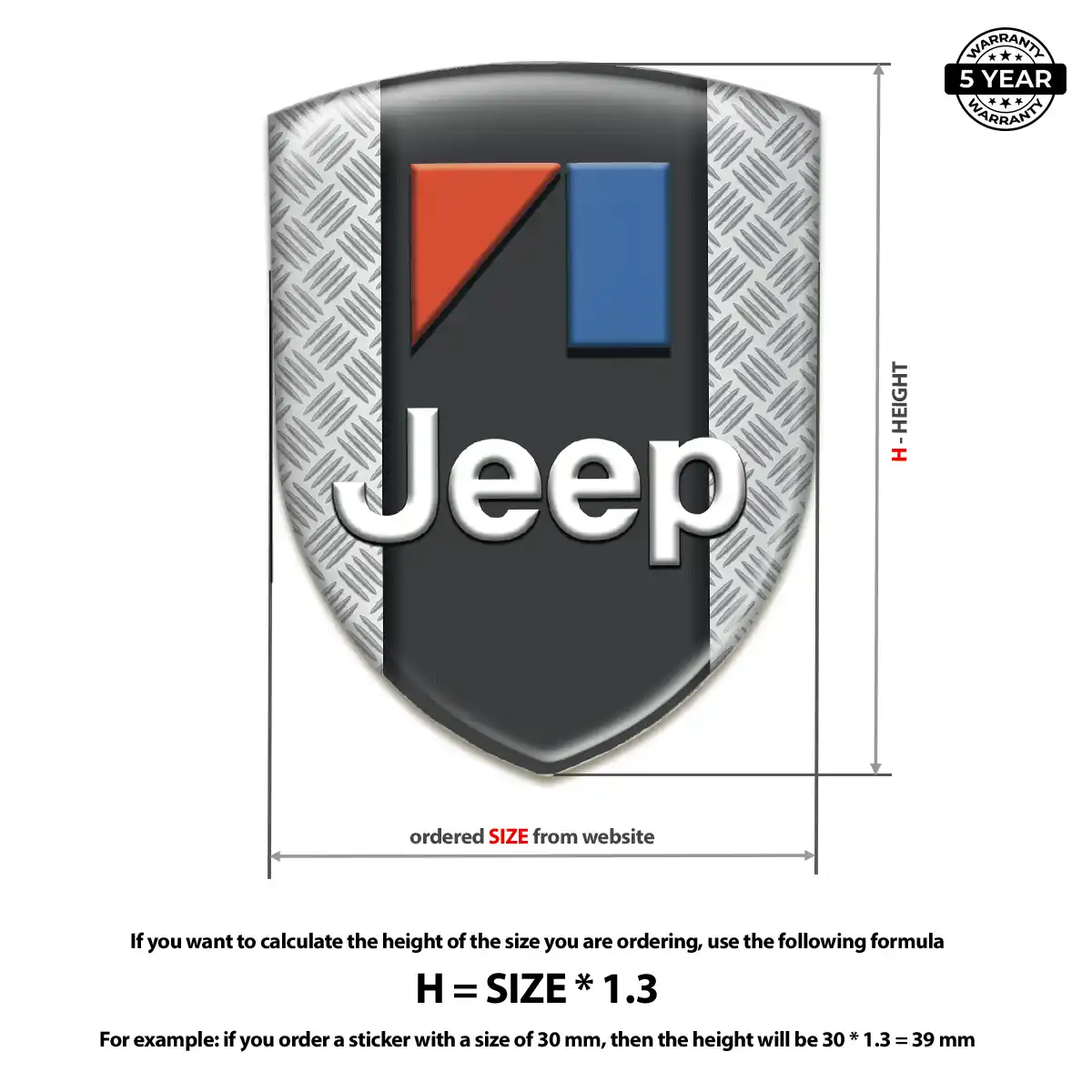 Jeep Emblem Crest Elite Edition