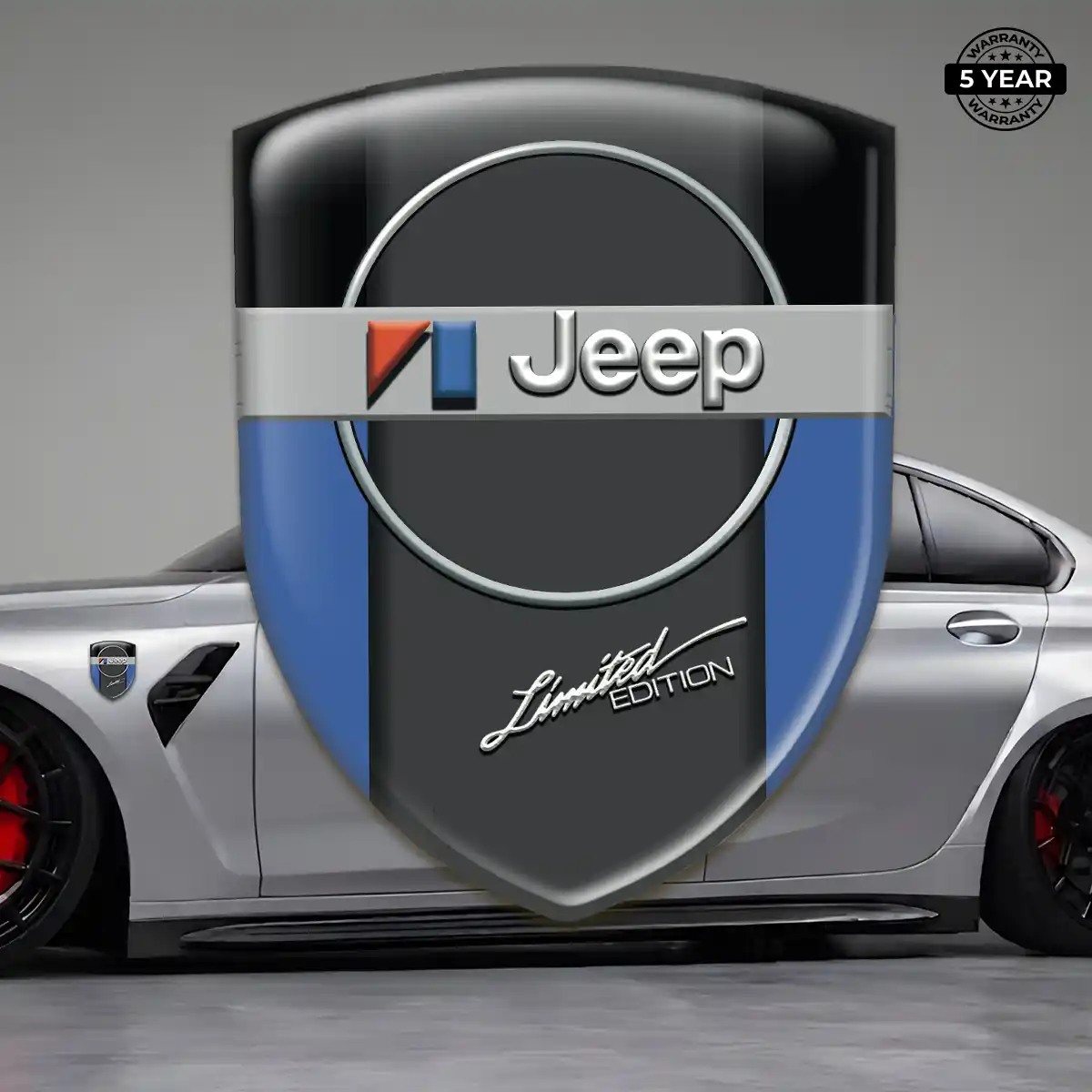 Jeep Emblem Crest Elite Finish