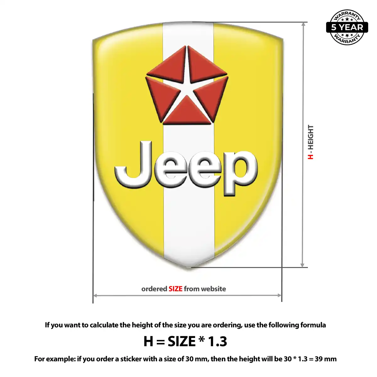 Jeep Emblem Crest Exclusive Series