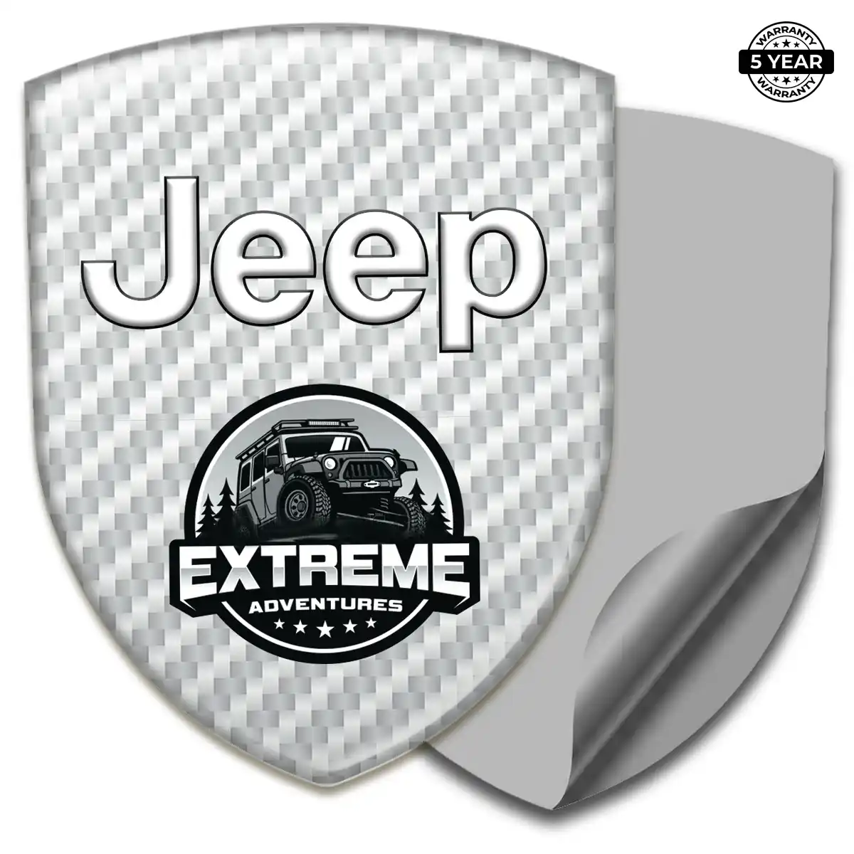 Jeep Emblem Crest Exterior Luxe