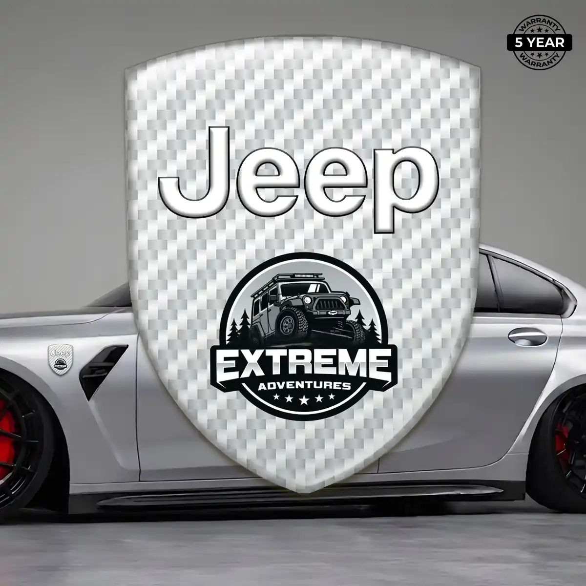 Jeep Emblem Crest Exterior Luxe