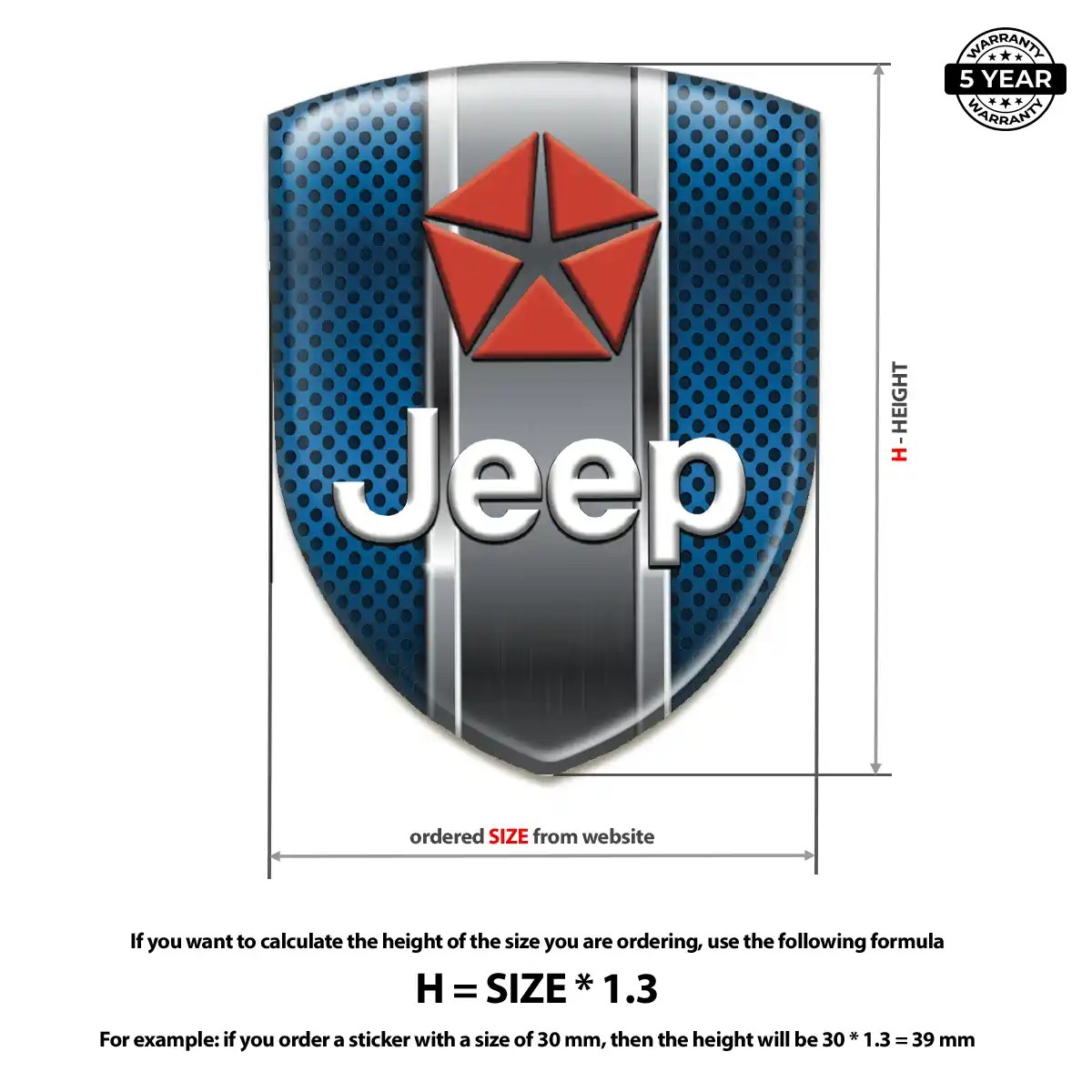 Jeep Emblem Crest Interior Elegance