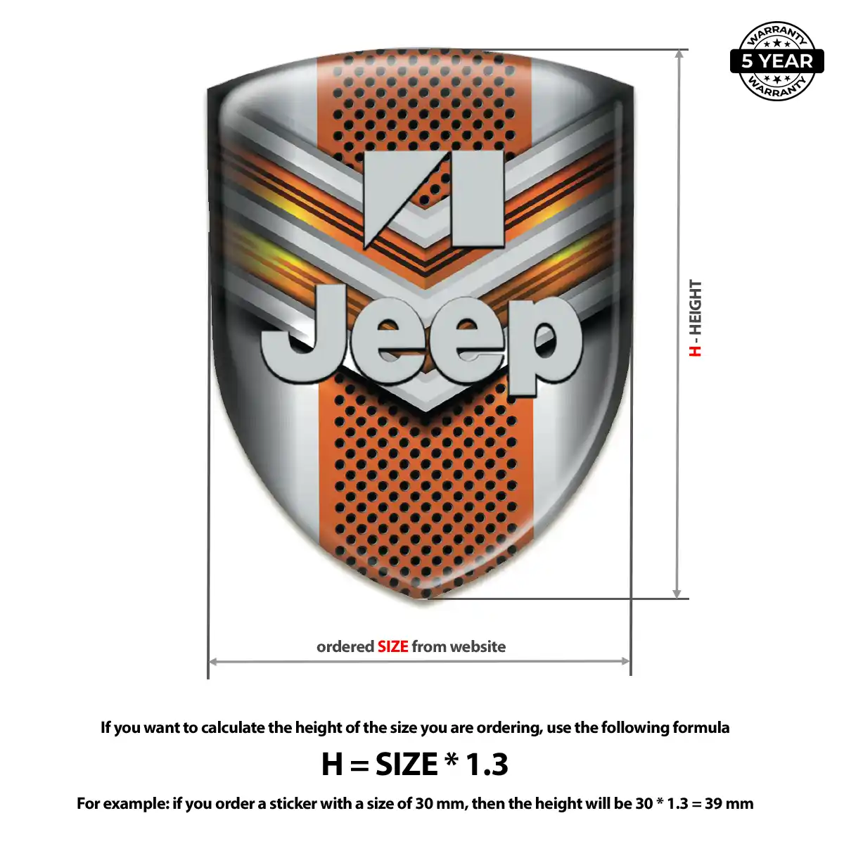 Jeep Emblem Crest Interior Luxe