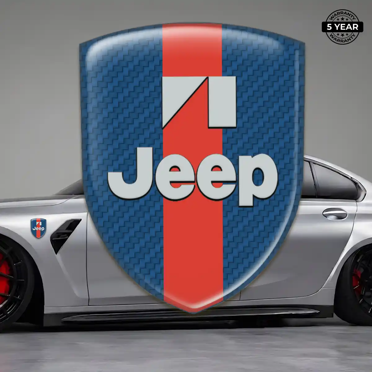 Jeep Emblem Crest Outer Style