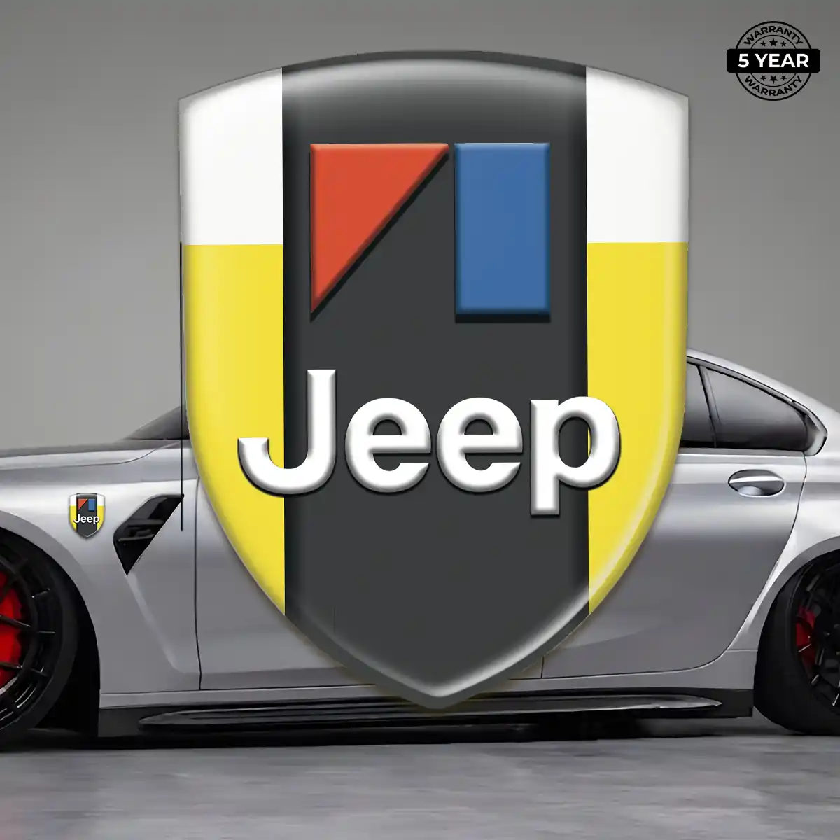 Jeep Emblem Crest Premium Dome