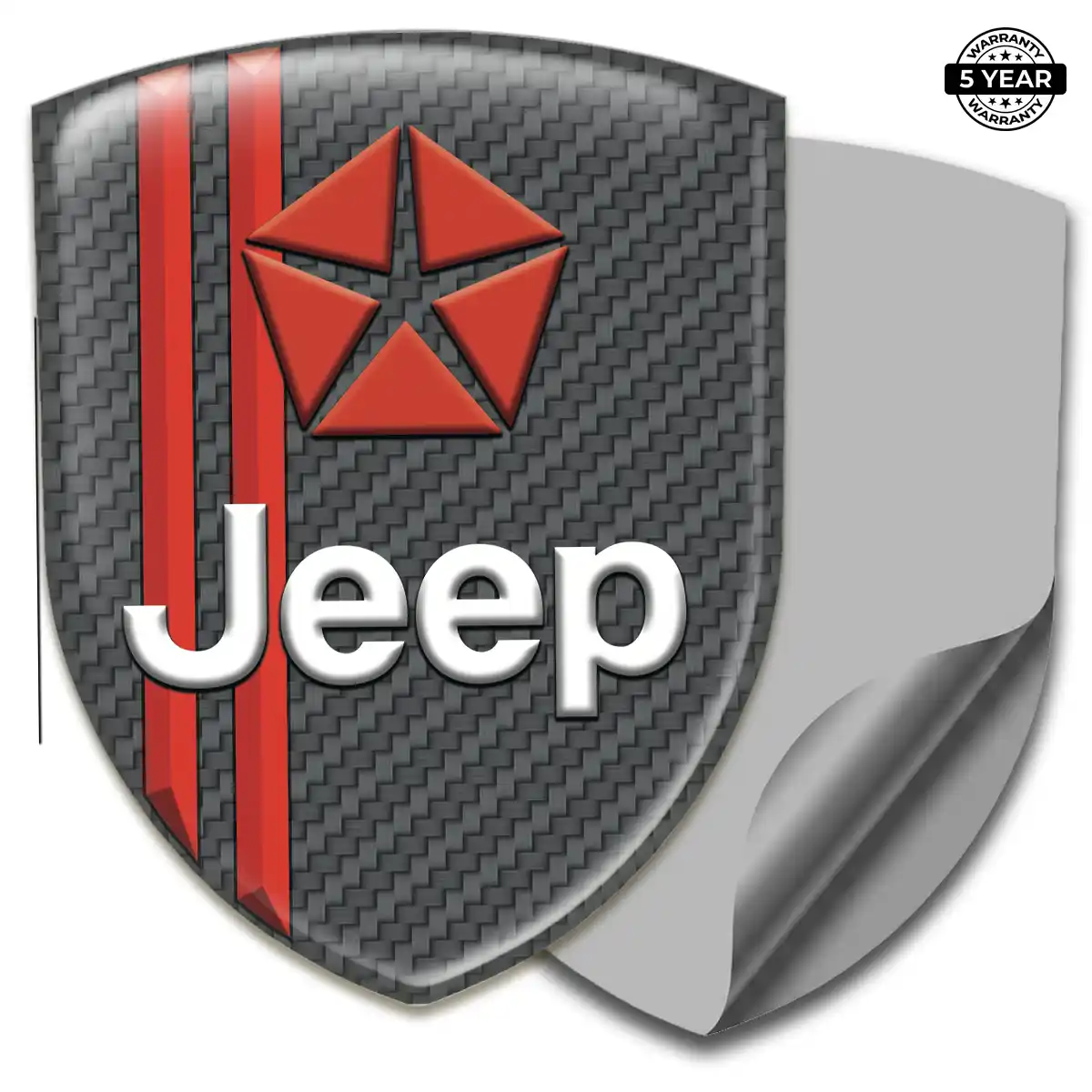 Jeep Emblem Crest Resin Luxe