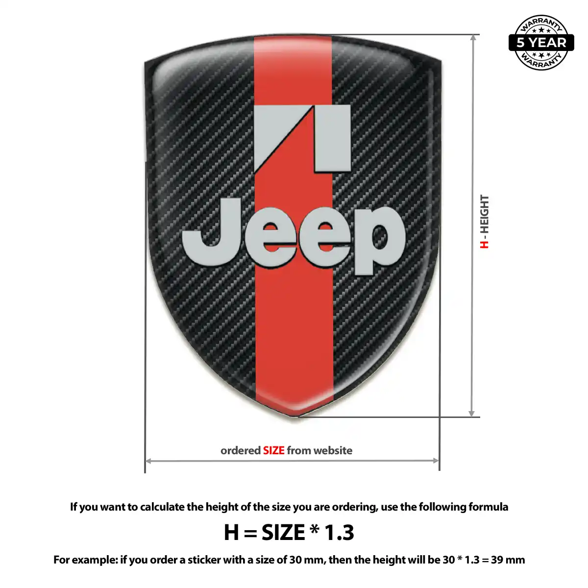 Jeep Emblem Crest Superior Craft