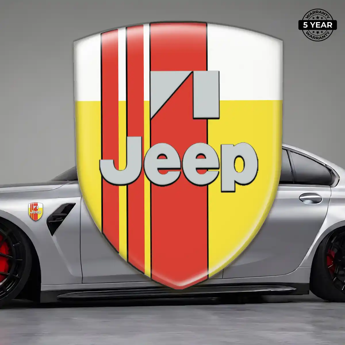 Jeep Emblem Domed Badge Interior Luxe