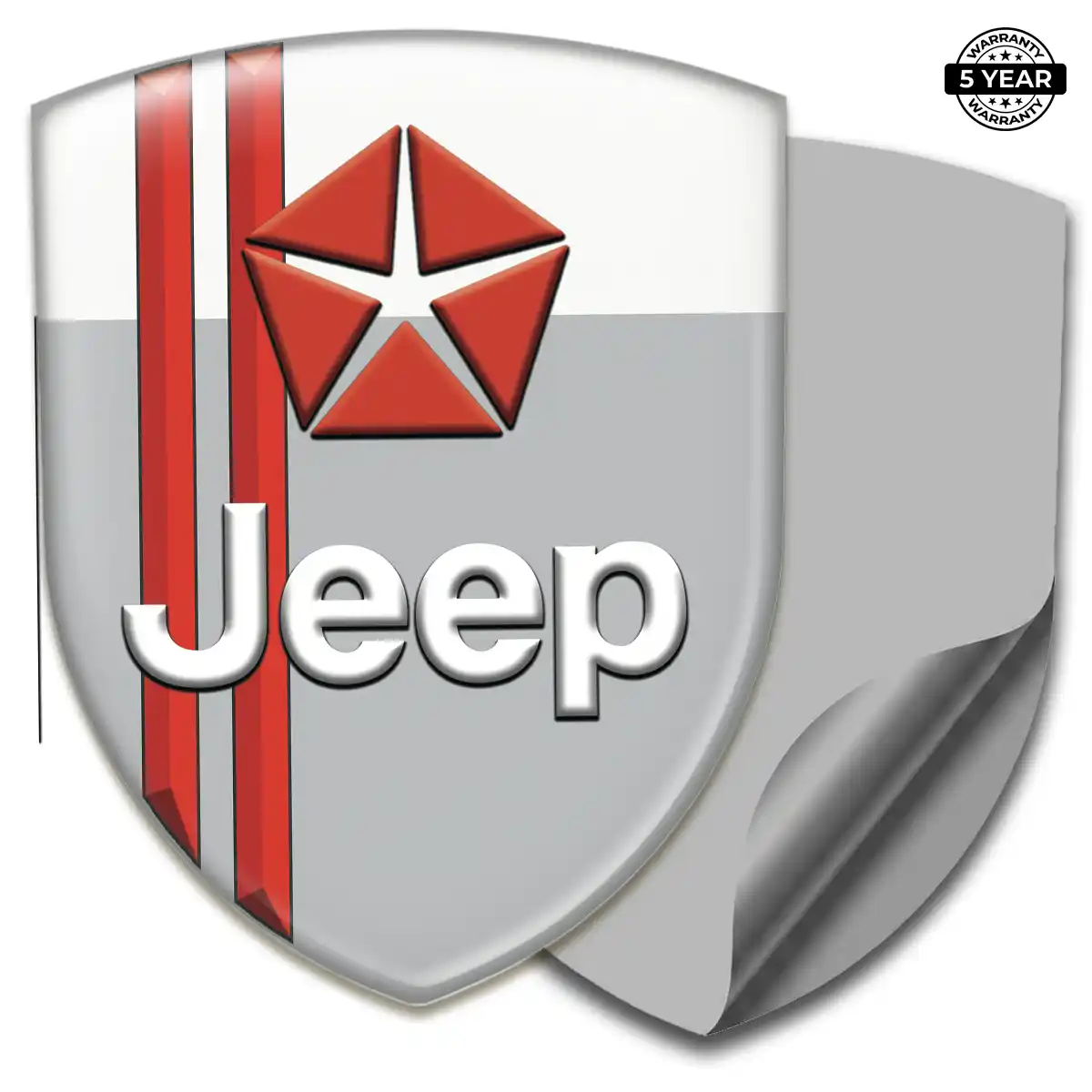 Jeep Emblem Domed Badge Opulent Line