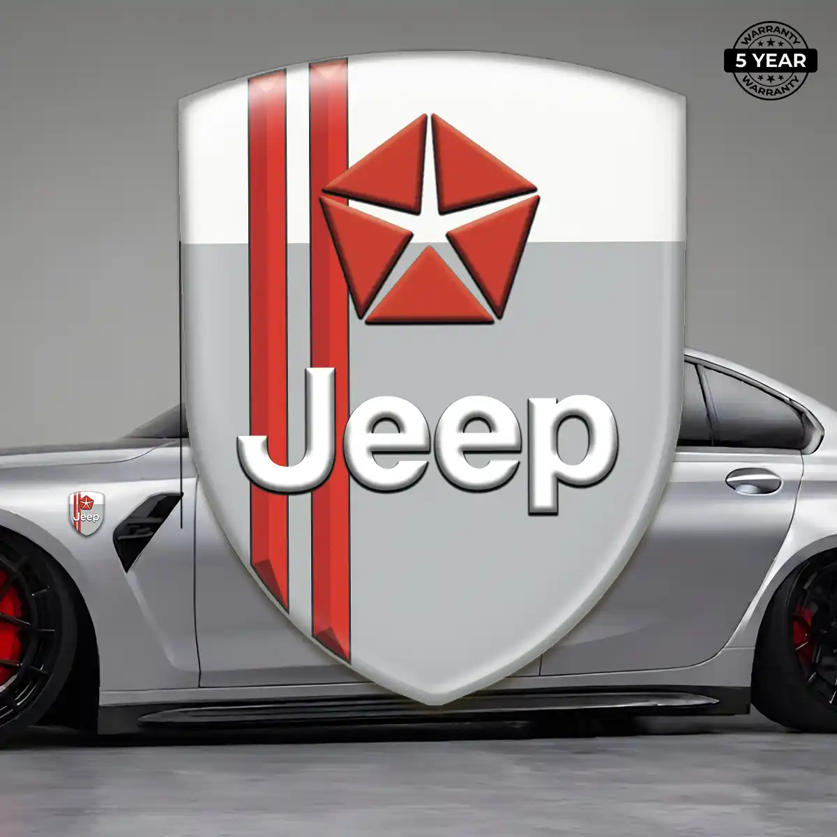 Jeep Emblem Domed Badge Opulent Line