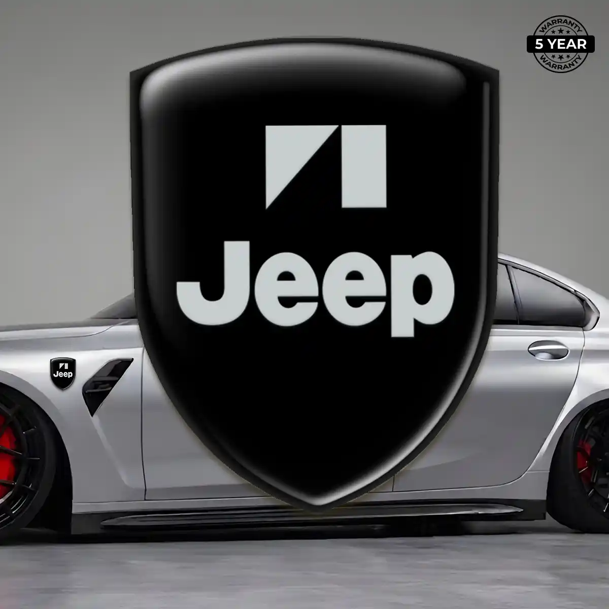 Jeep Emblem Domed Badge Premium Dome