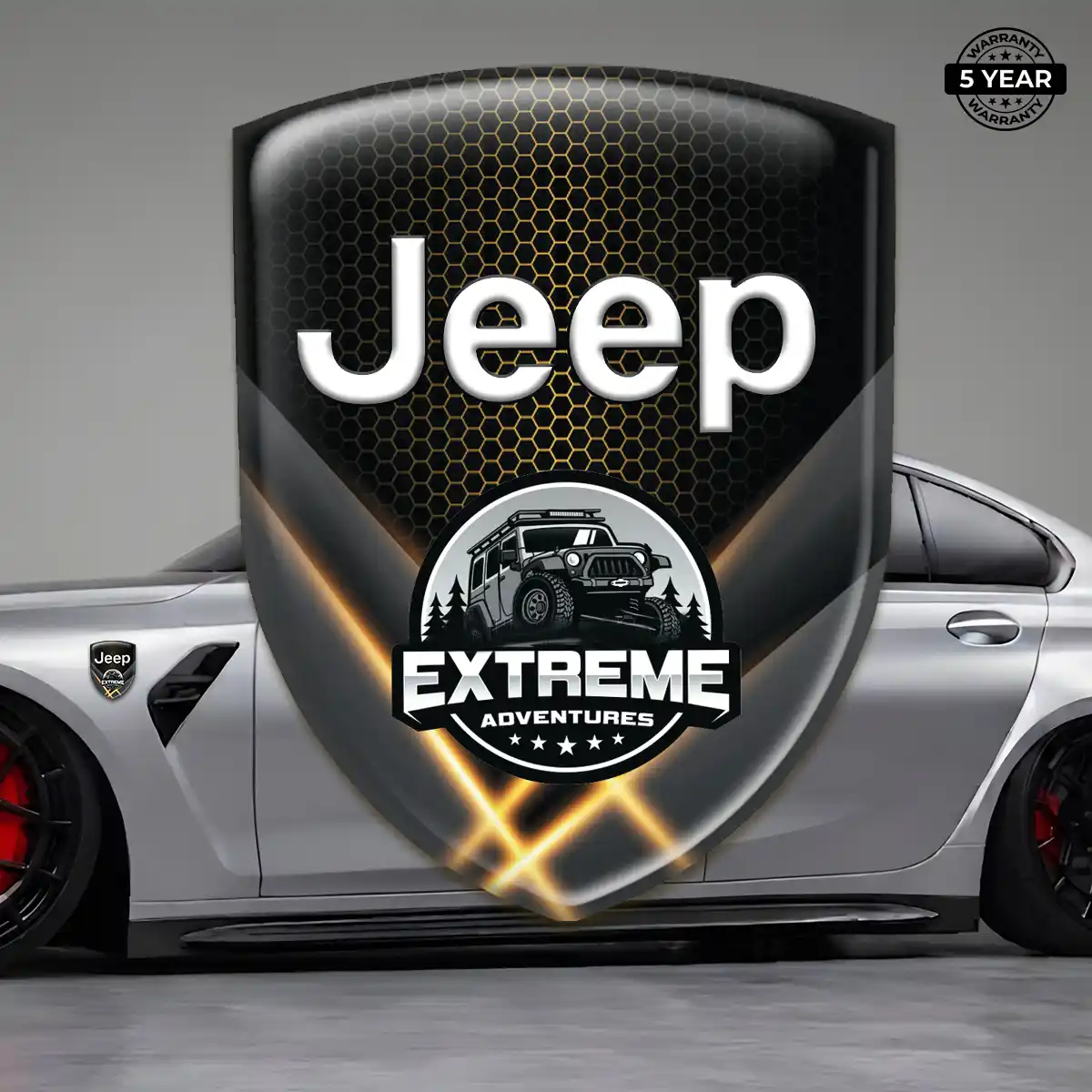 Jeep Emblem Domed Badge Prime Quality