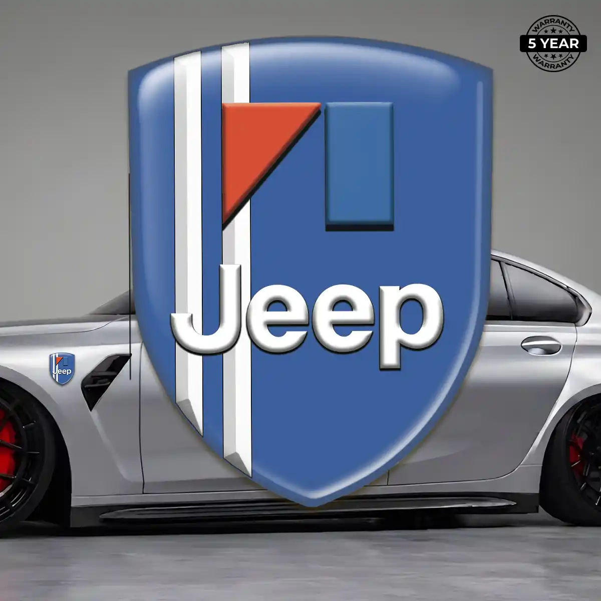 Jeep Emblem Domed Badge Refined Design