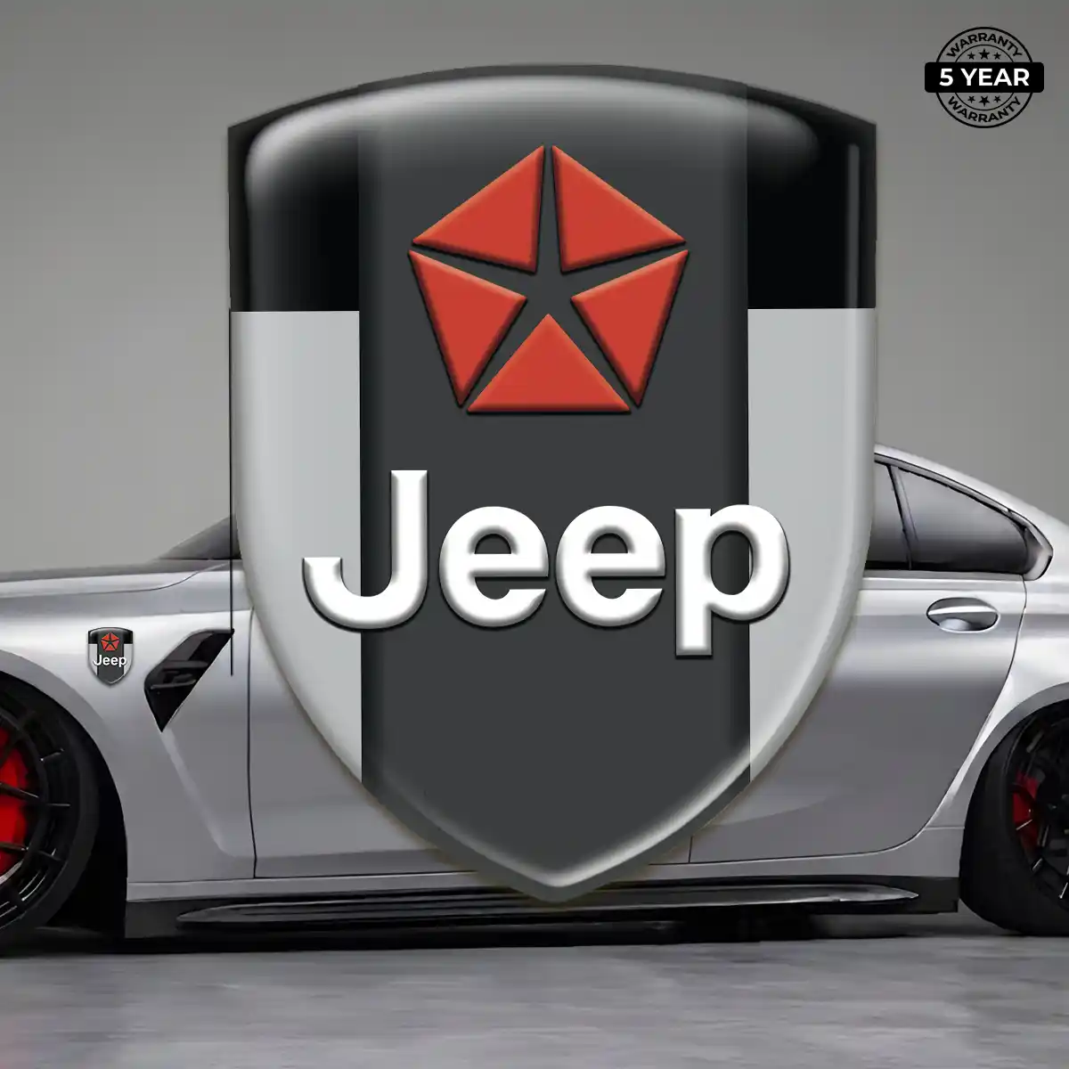 Jeep Emblem Domed Badge Superior Craft