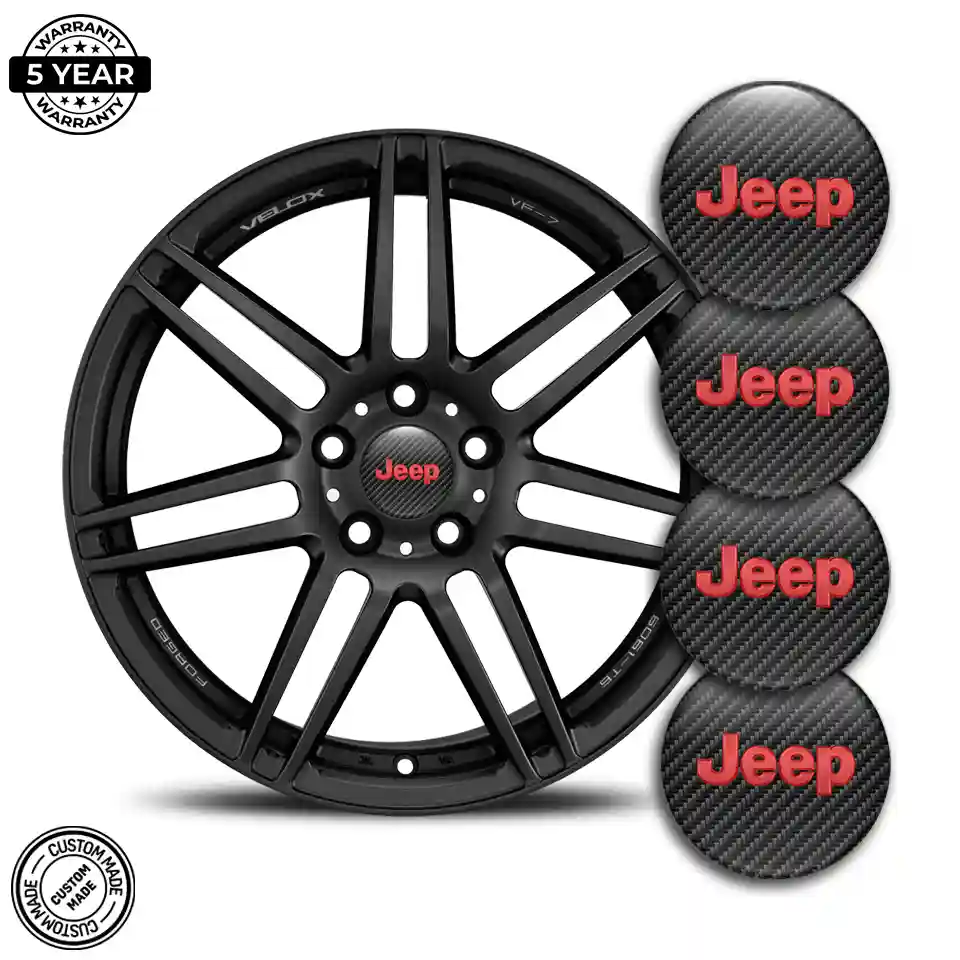 Jeep Emblem Epoxy Self-Adhesive Stylish Design