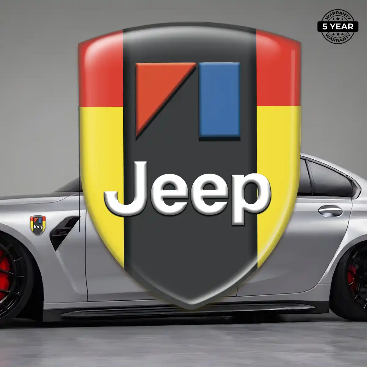 Jeep Emblem Logo Badge Cabin Style