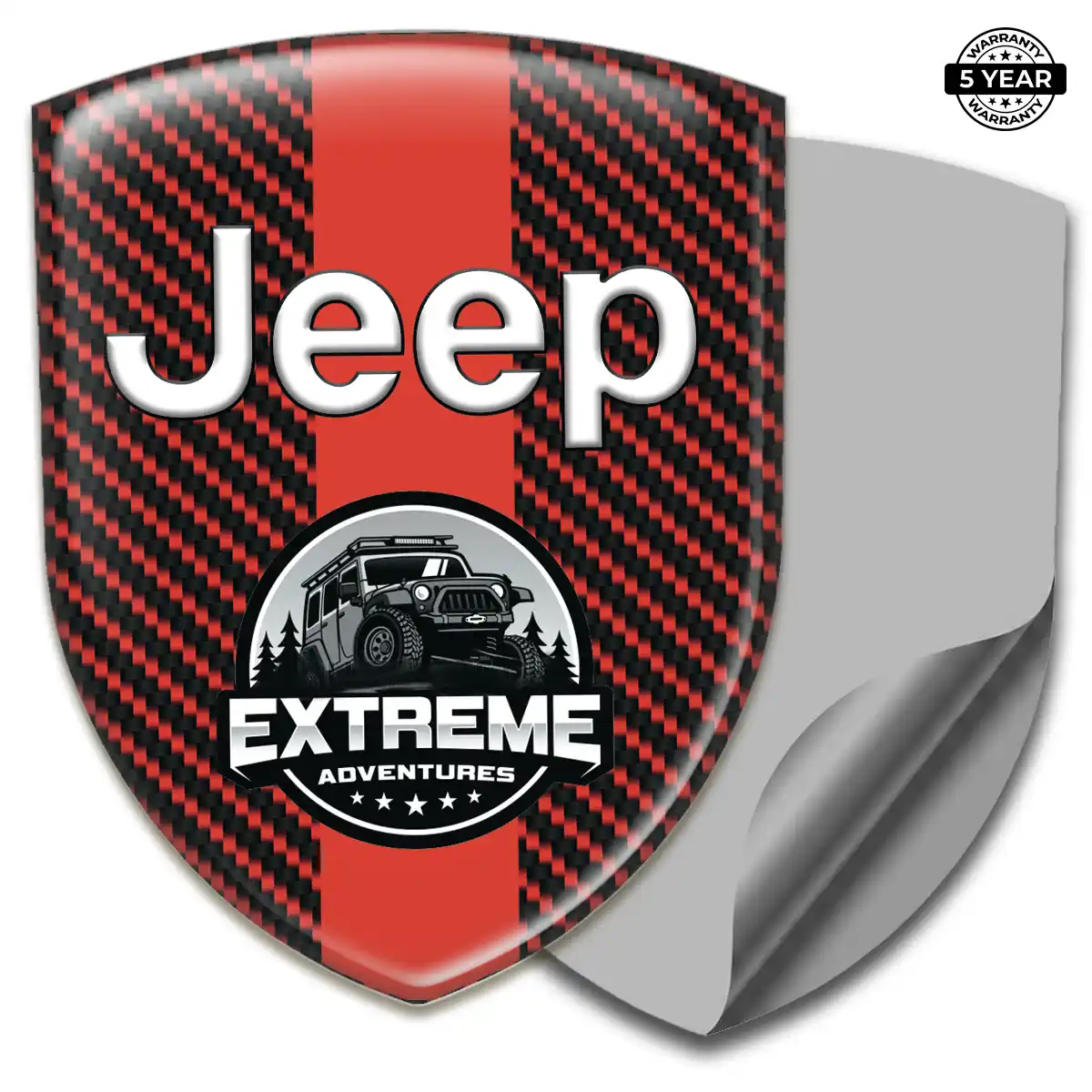 Jeep Emblem Logo Badge Deluxe Edition