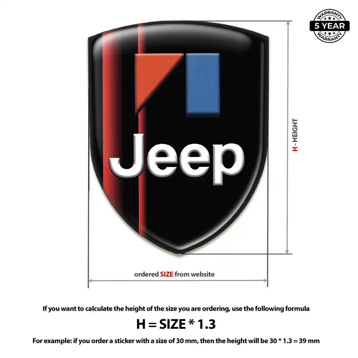 Jeep Emblem Logo Badge Elite Edition