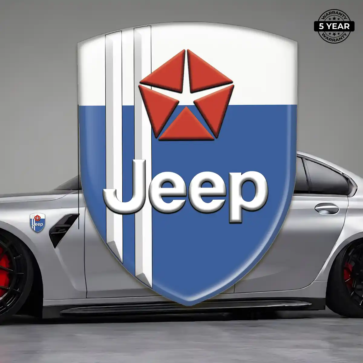 Jeep Emblem Logo Badge Elite Finish